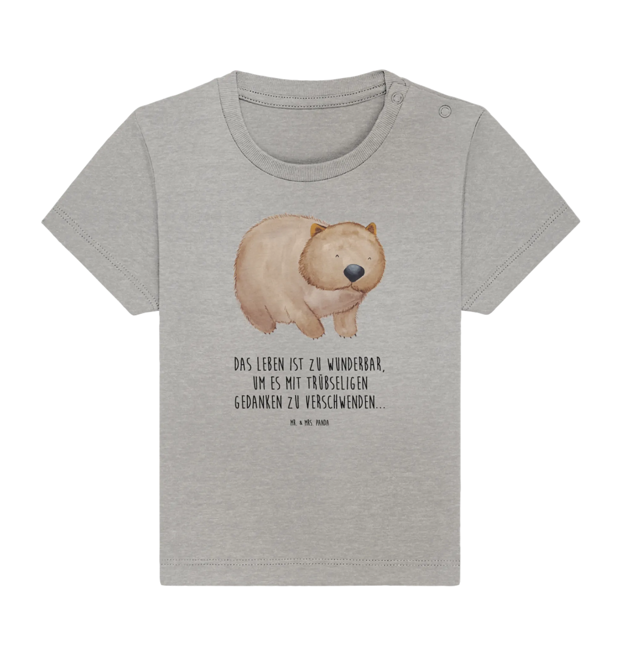 Organic Baby Shirt Wombat