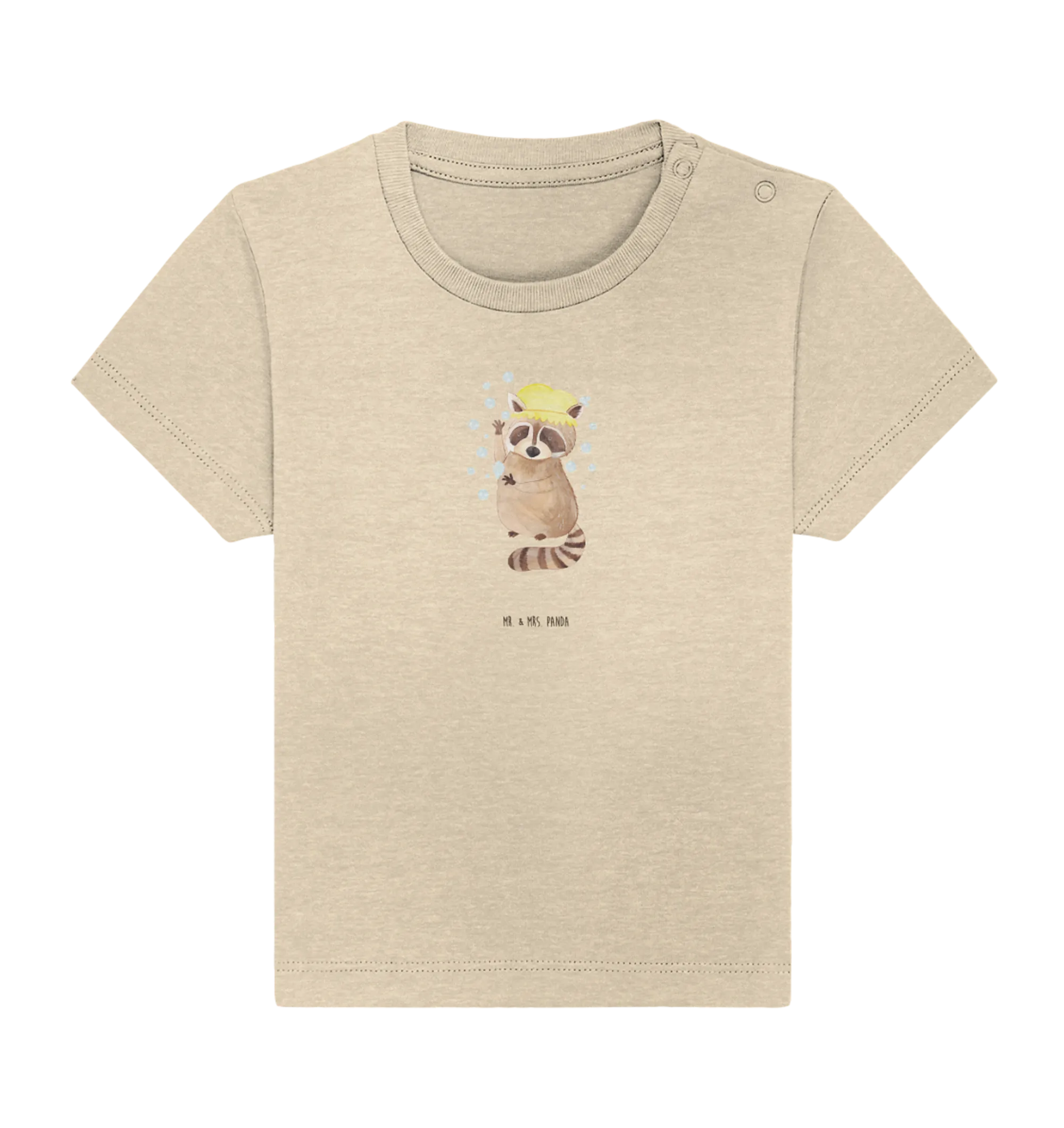 Organic Baby Shirt Waschbär