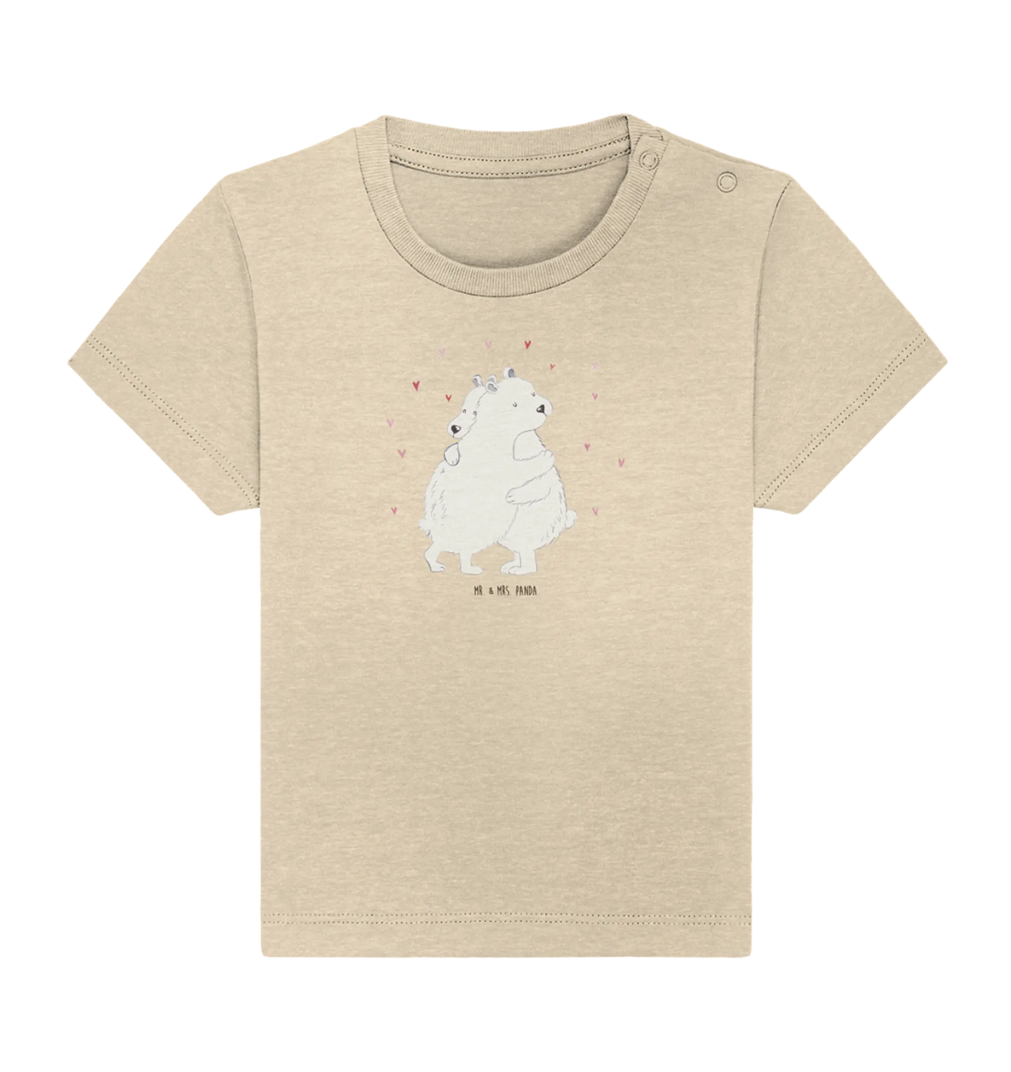 Organic Baby Shirt Eisbär Umarmen