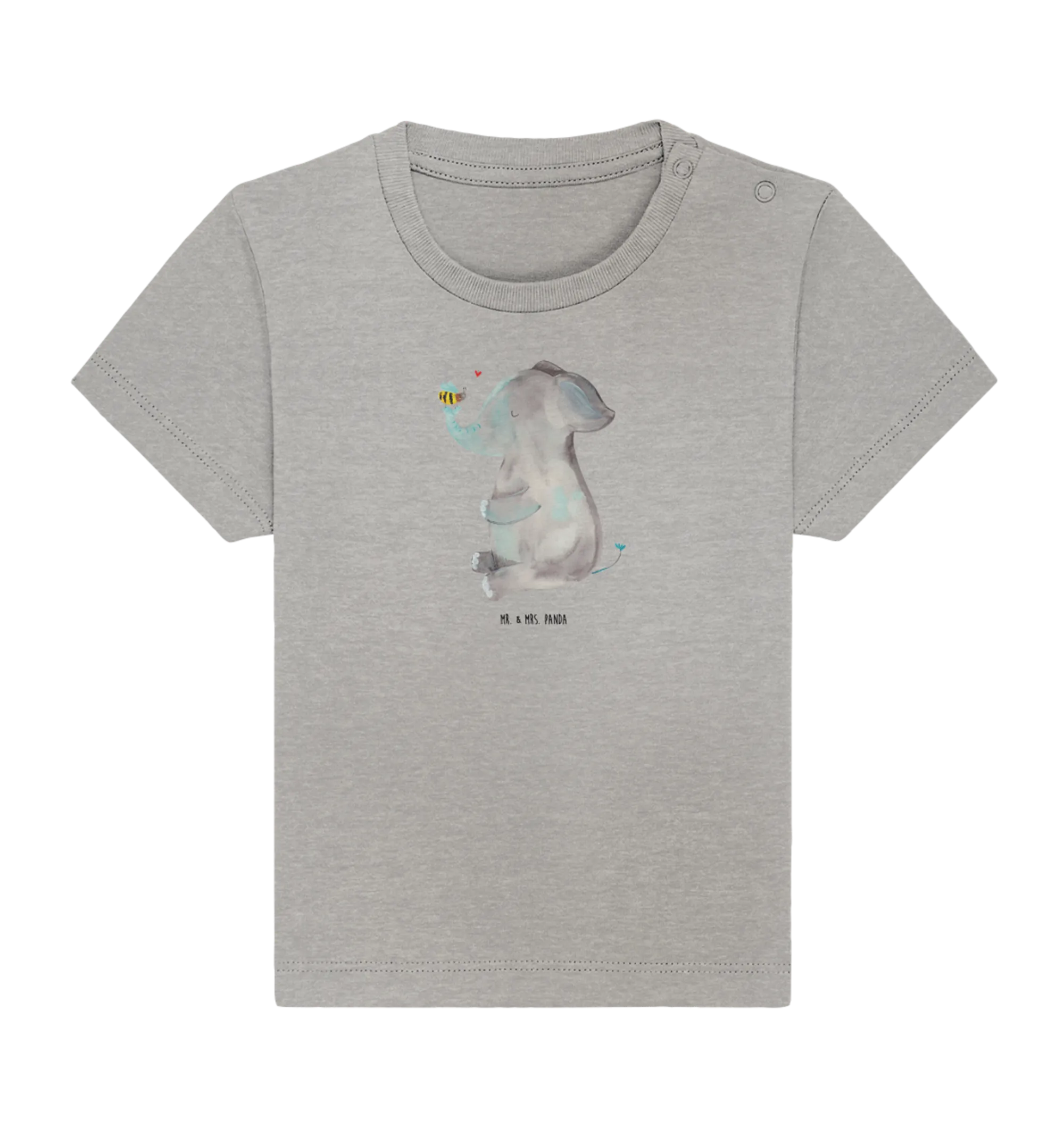 Organic Baby Shirt Elefant Biene