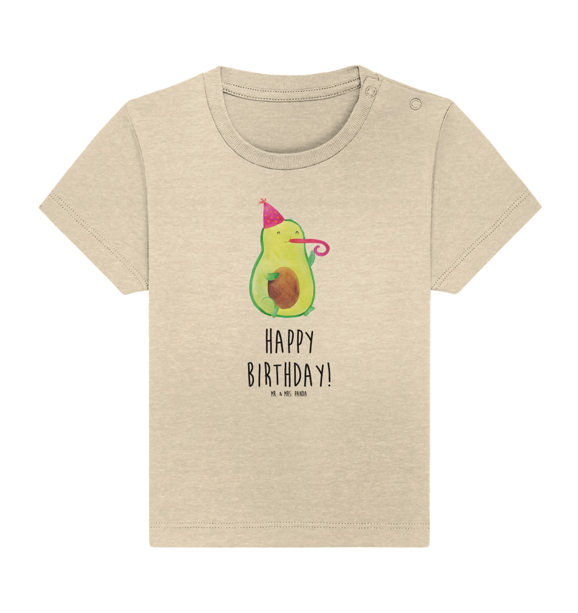 Organic Baby Shirt Avocado Geburtstag