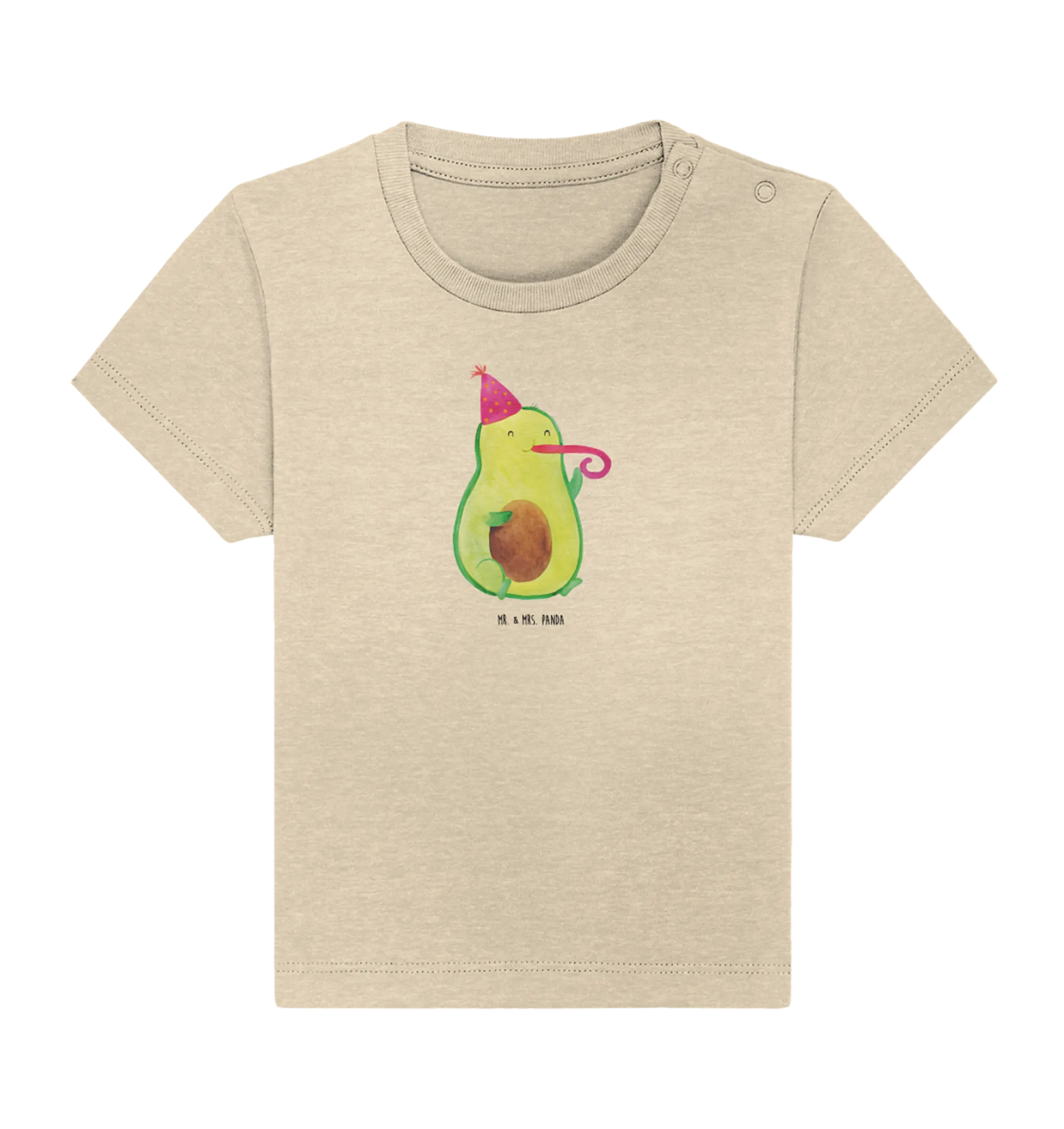 Organic Baby Shirt Avocado Geburtstag