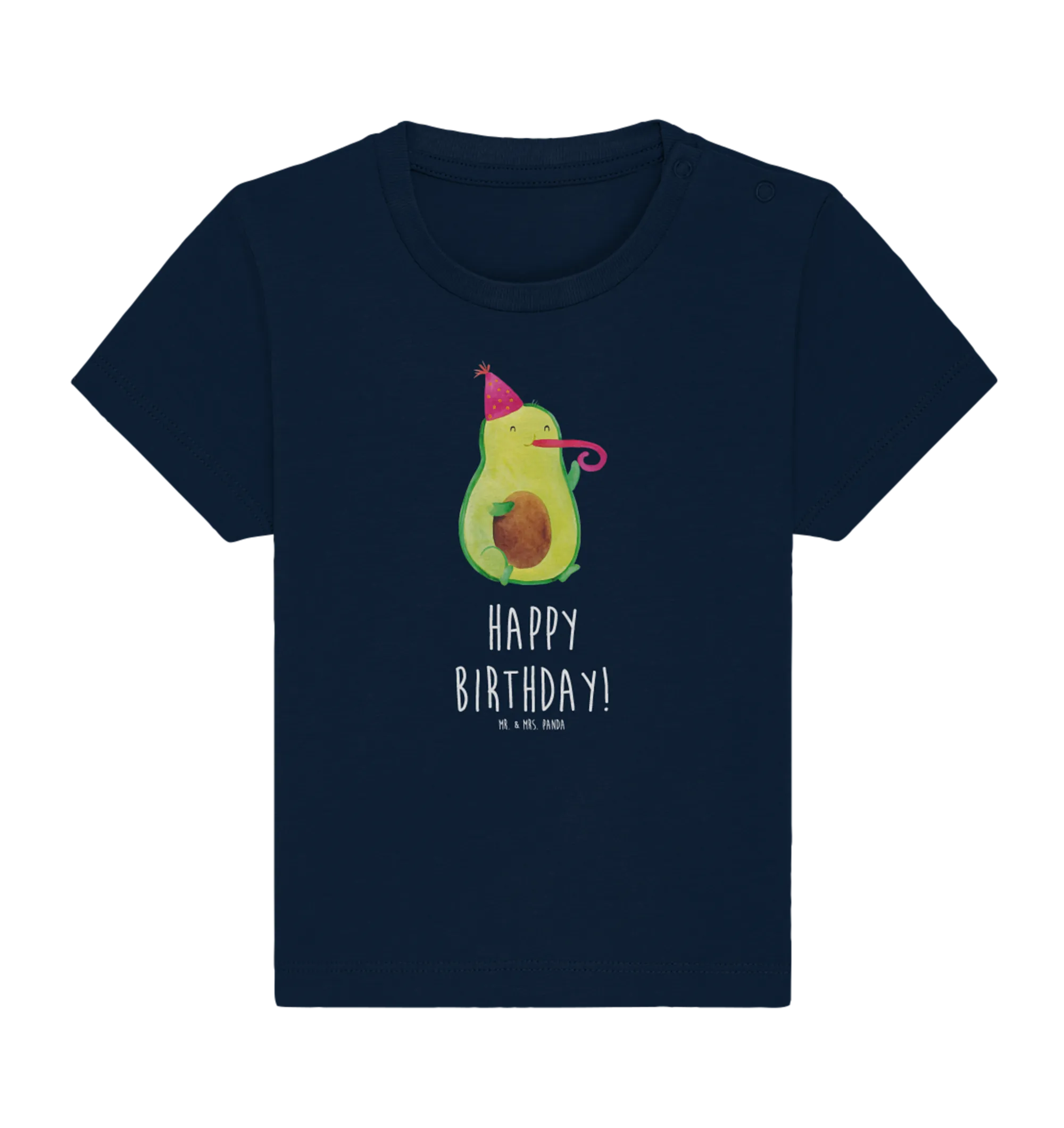 Organic Baby Shirt Avocado Geburtstag