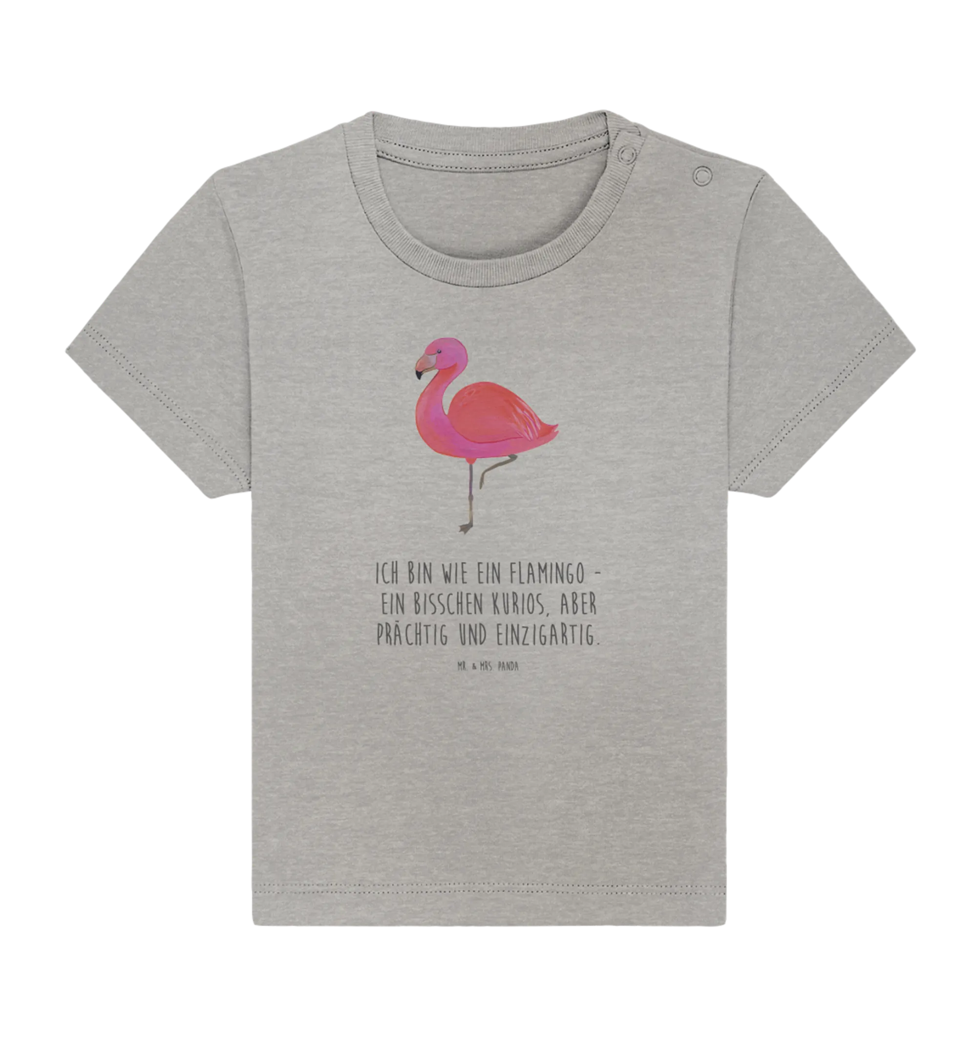 Organic Baby Shirt Flamingo Classic