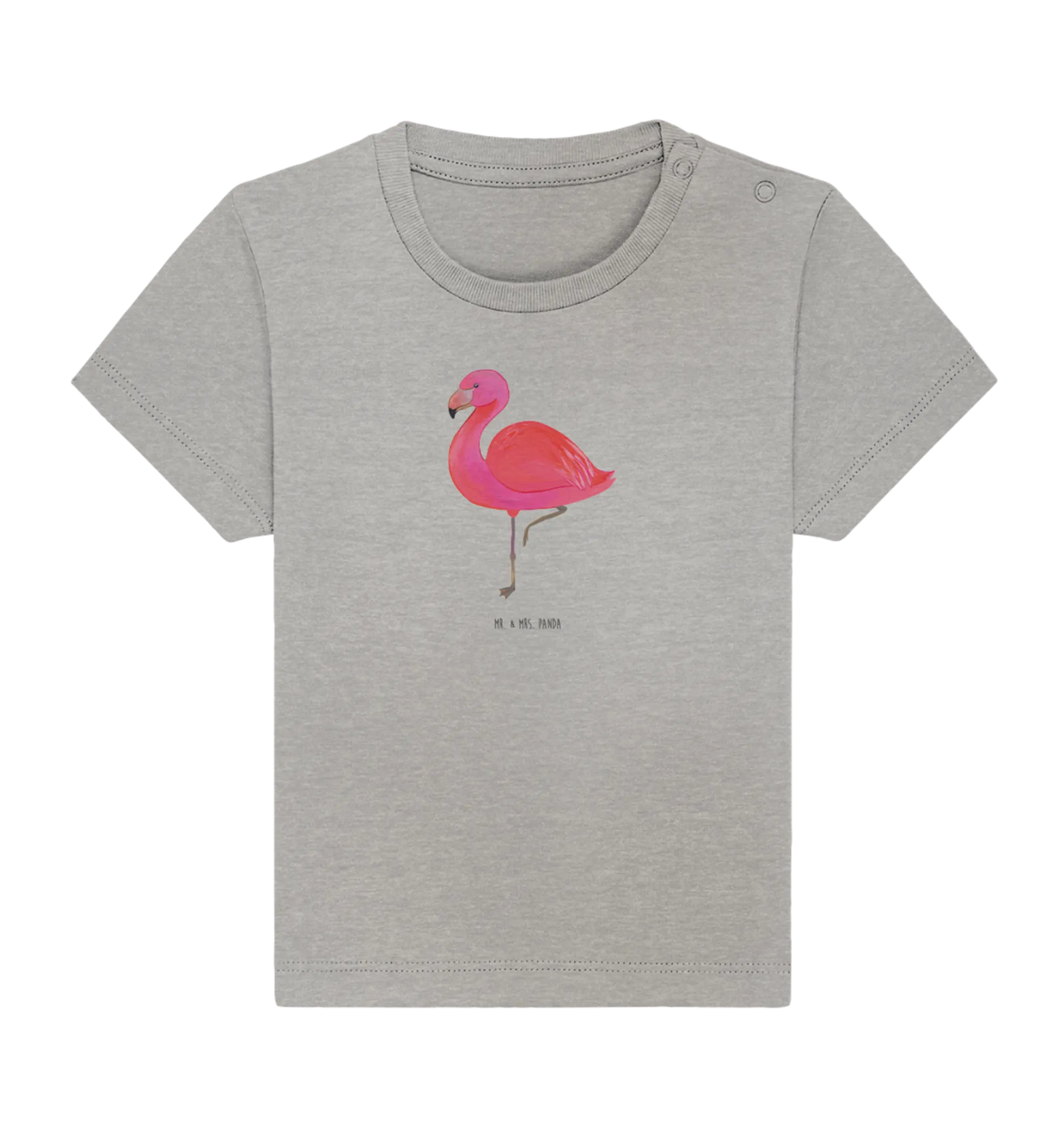 Organic Baby Shirt Flamingo Classic