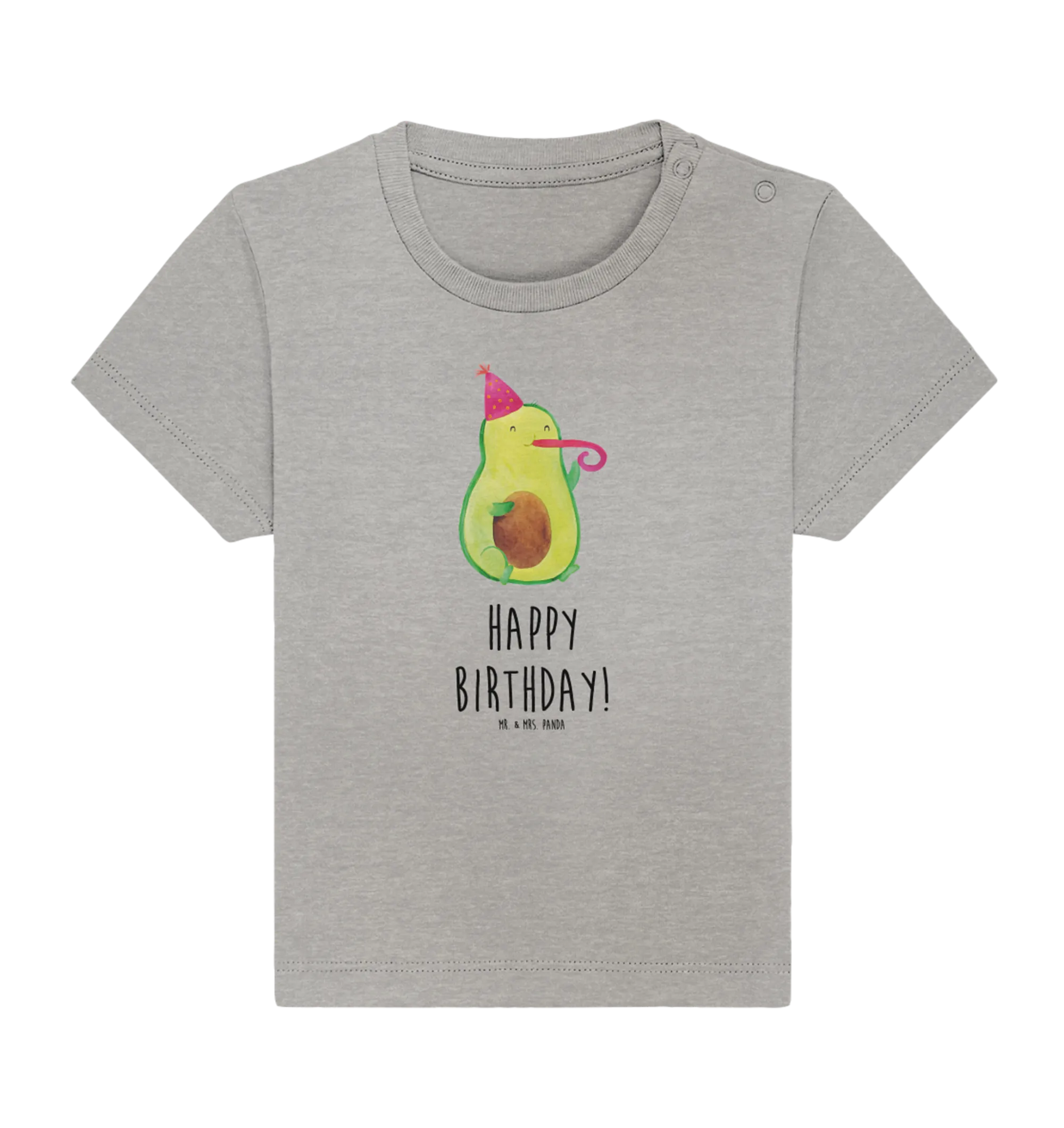 Organic Baby Shirt Avocado Geburtstag