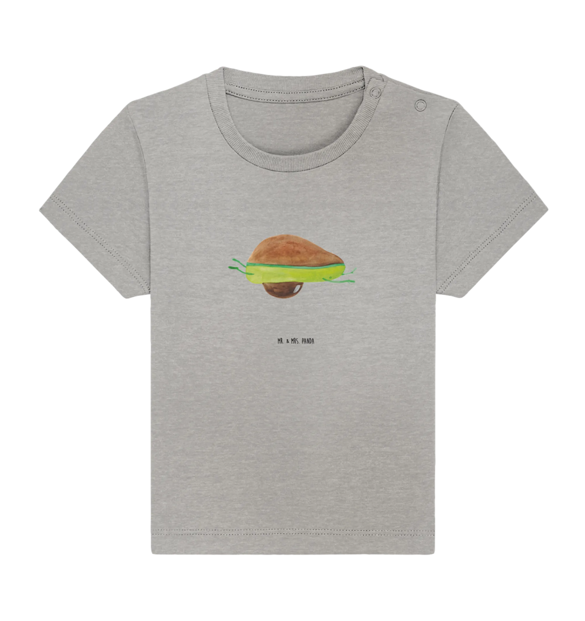 Organic Baby Shirt Avocado Yoga