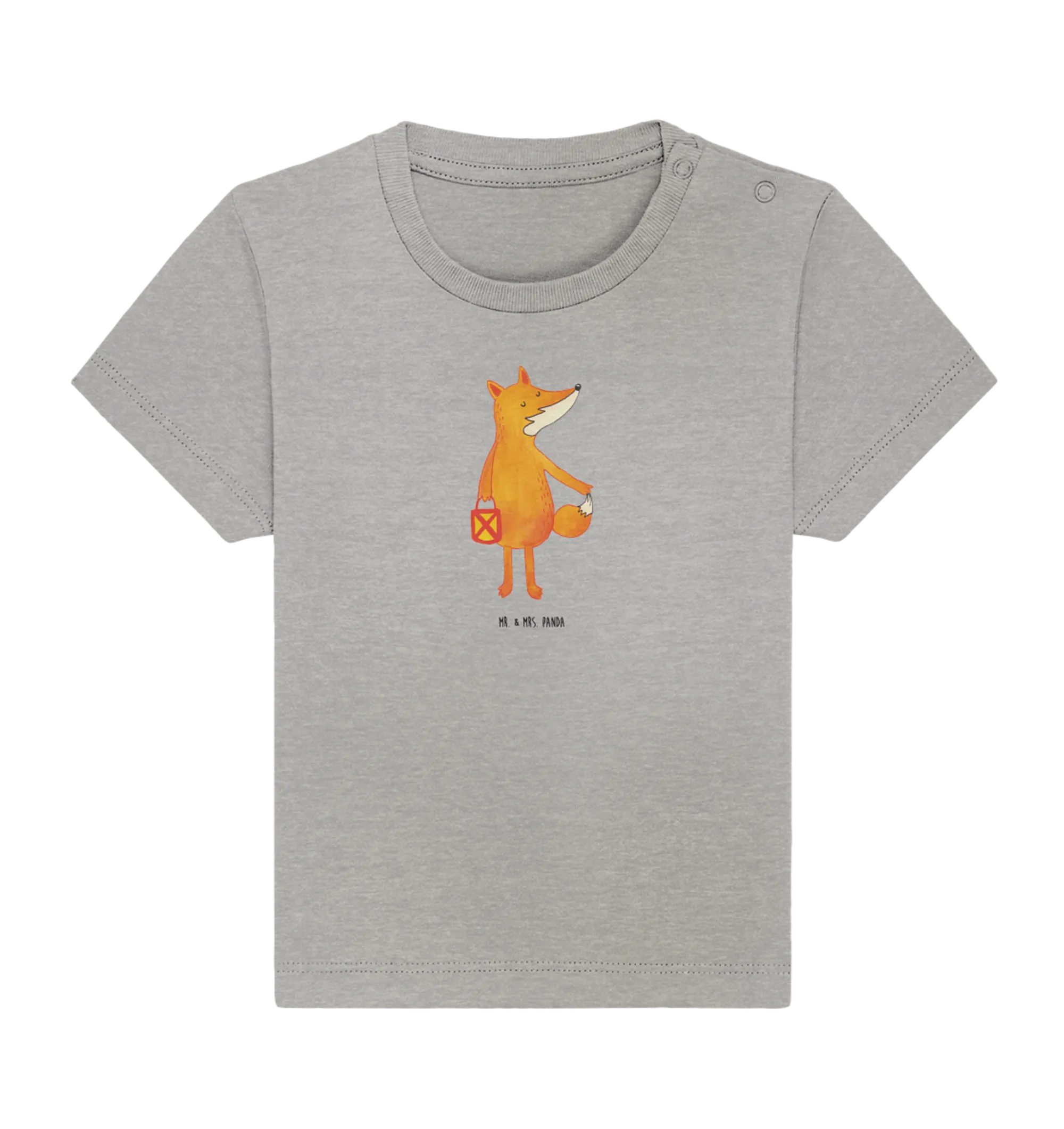 Organic Baby Shirt Fuchs Laterne