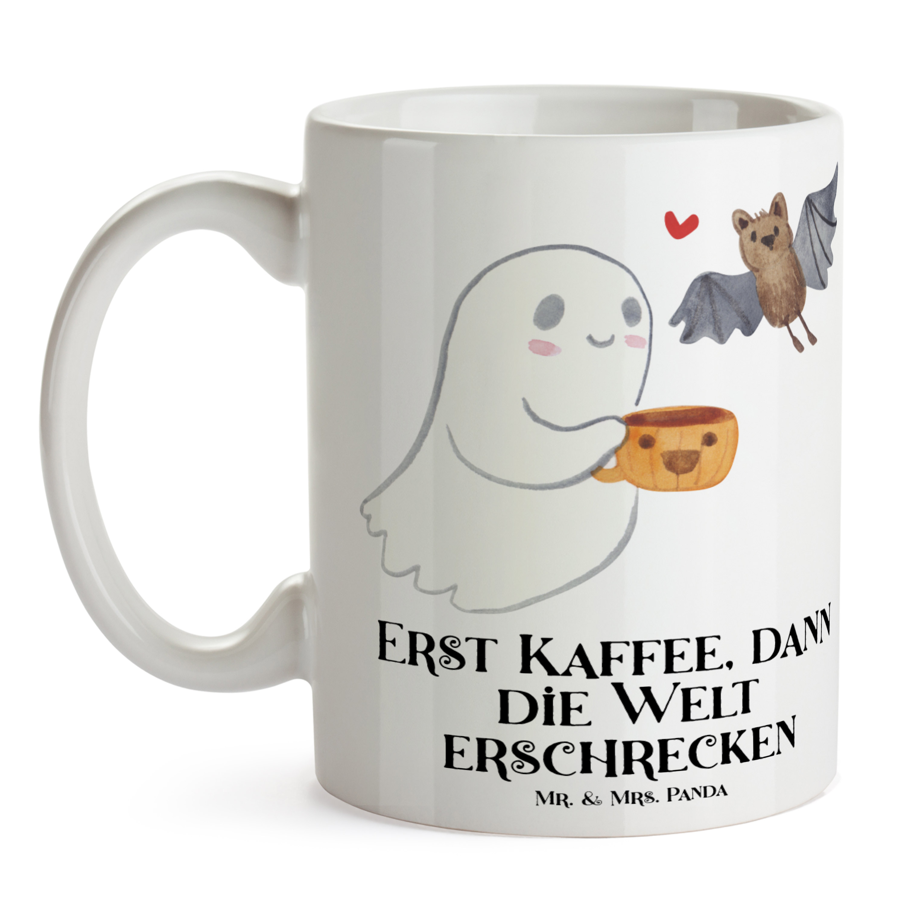 Tasse Gespenst Kaffee