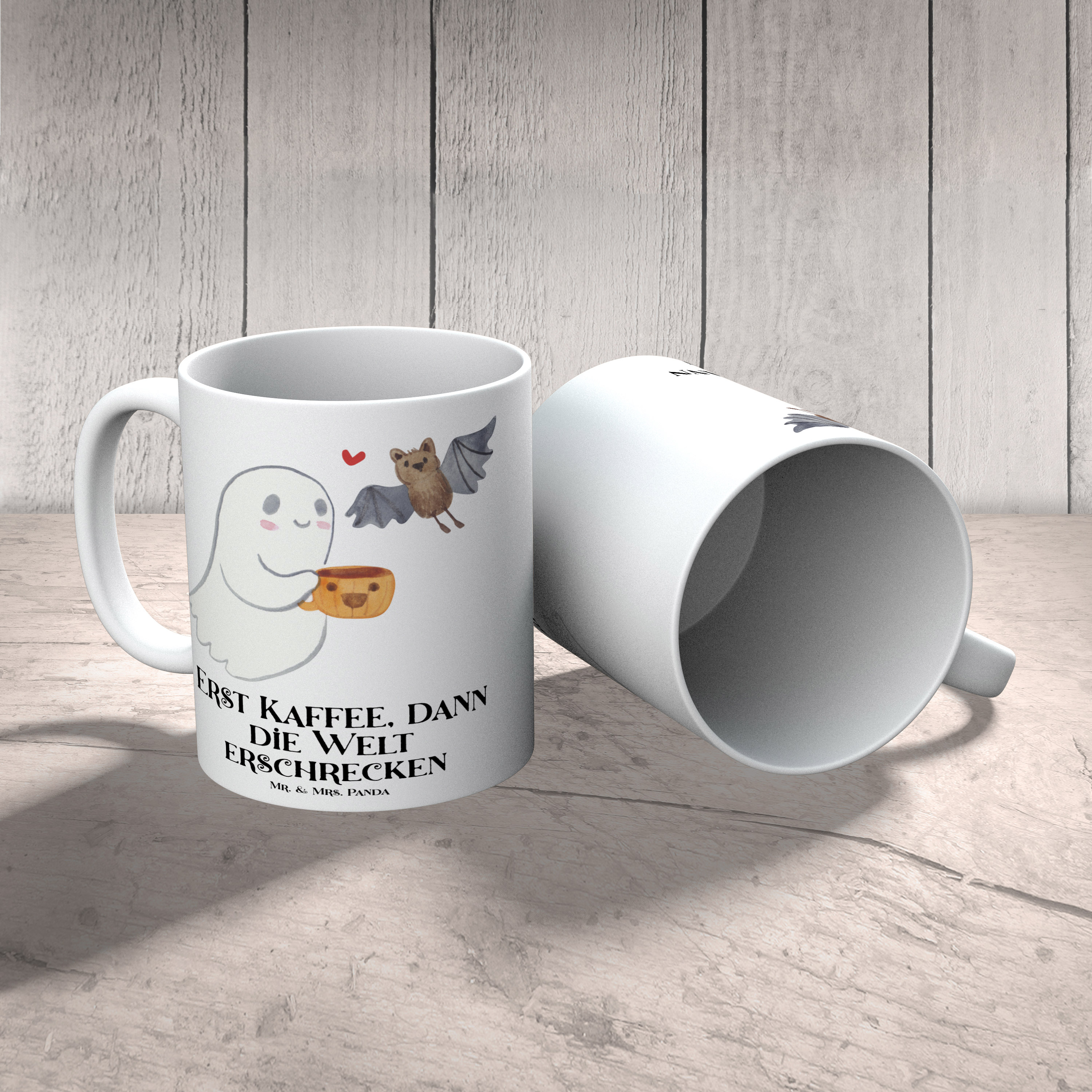 Tasse Gespenst Kaffee