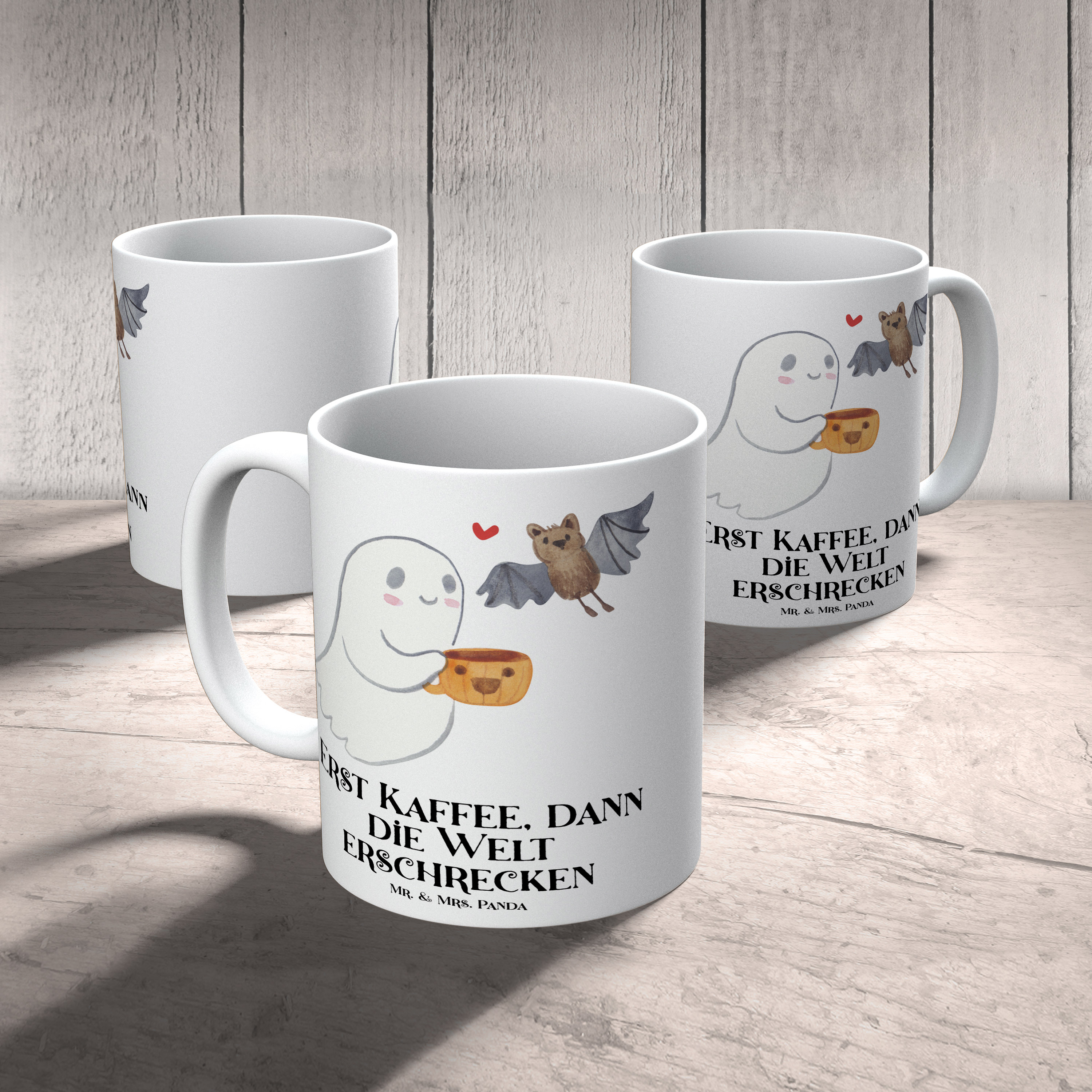 Tasse Gespenst Kaffee