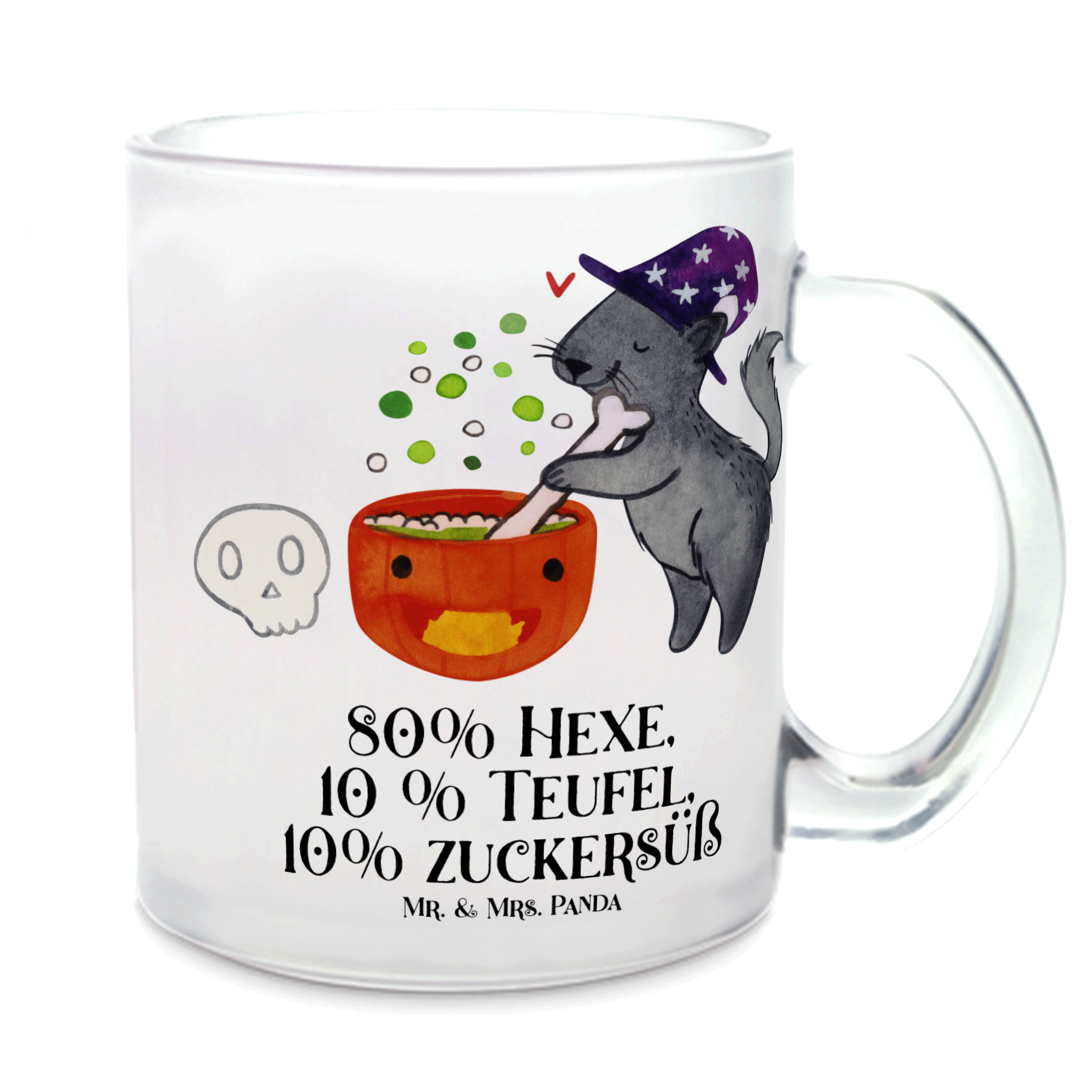 Teetasse Kater Hexenkessel