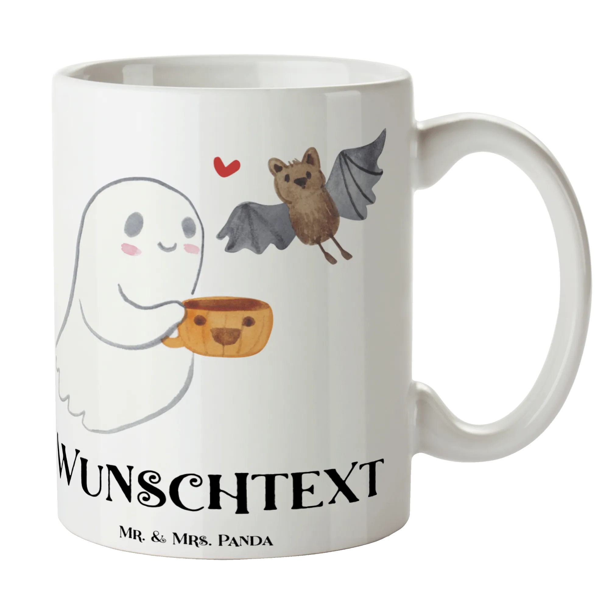 Personalisierte Tasse Gespenst Kaffee