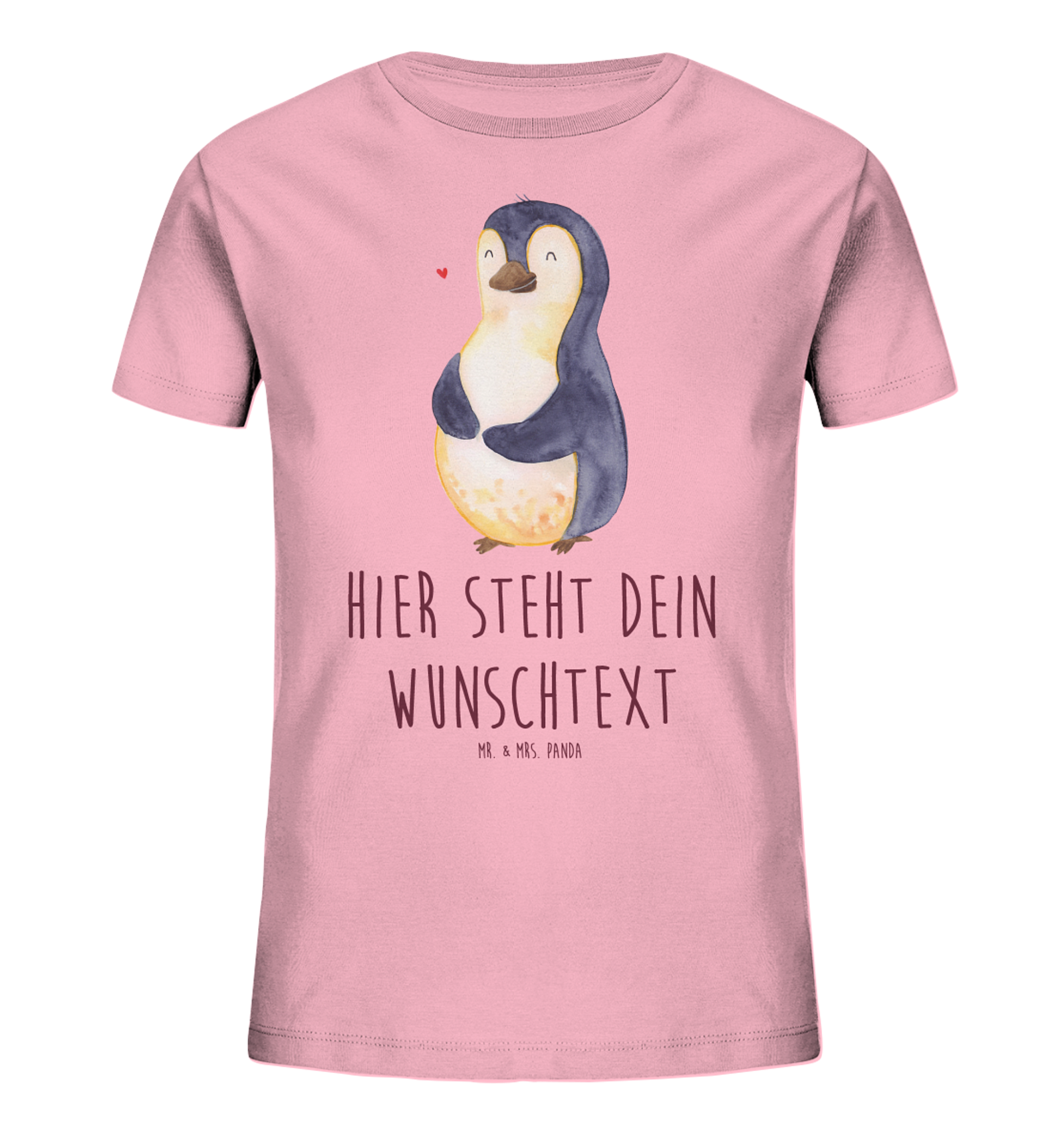 Personalisiertes Kinder T-Shirt Pinguin Diät