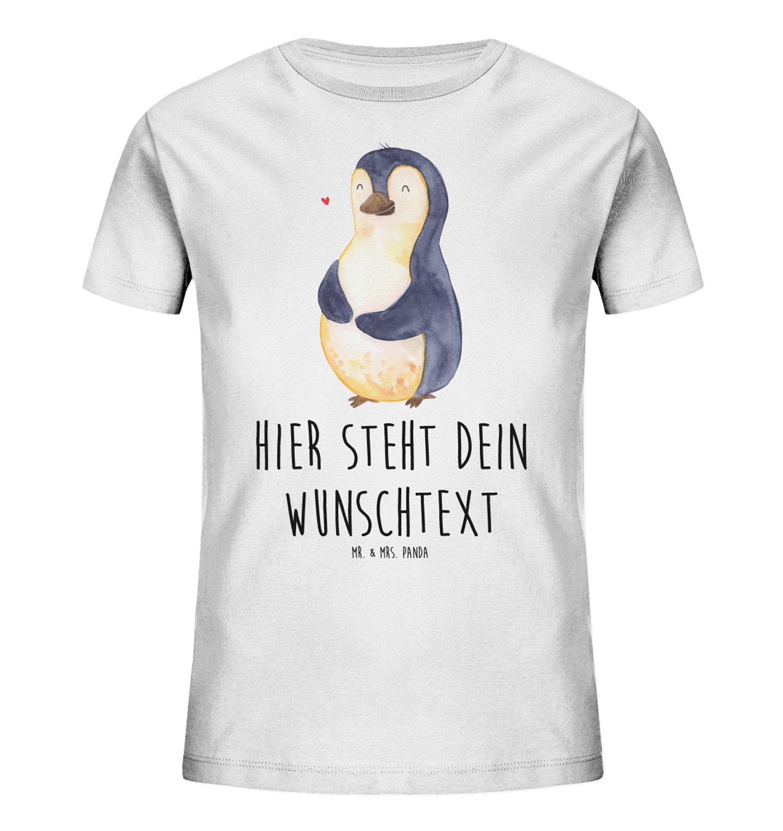 Personalisiertes Kinder T-Shirt Pinguin Diät