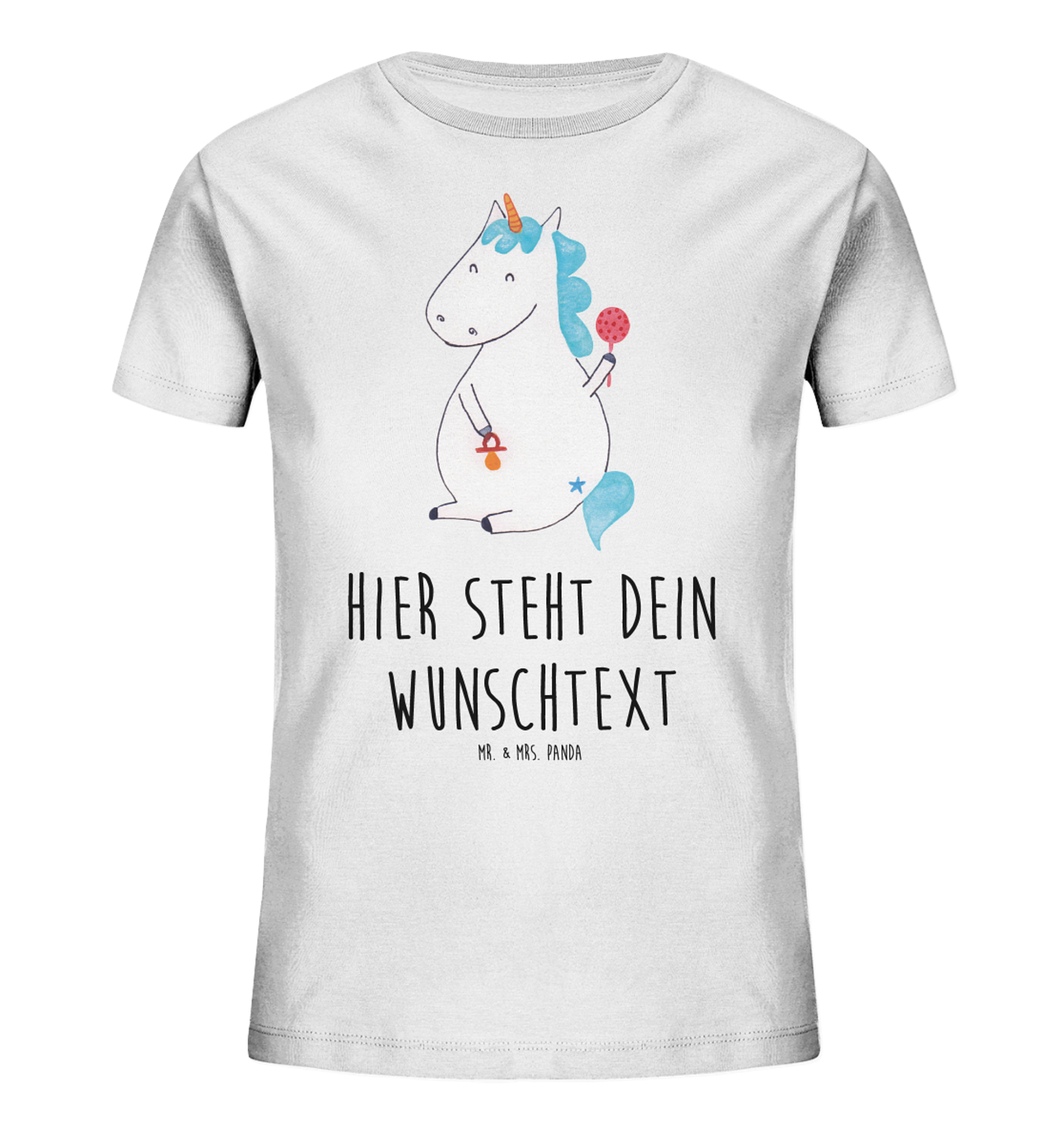 Personalisiertes Kinder T-Shirt Einhorn Baby