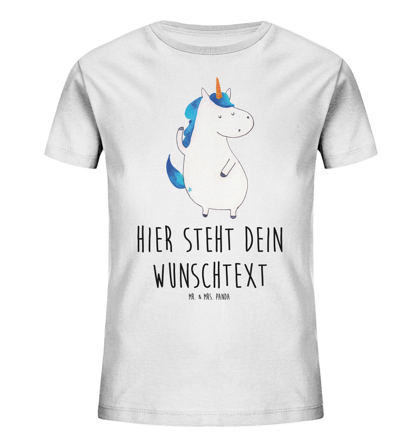 Personalisiertes Kinder T-Shirt Einhorn Mann