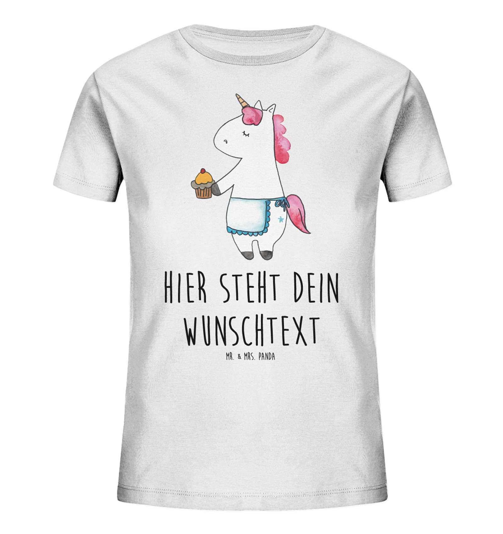 Personalisiertes Kinder T-Shirt Einhorn Muffin