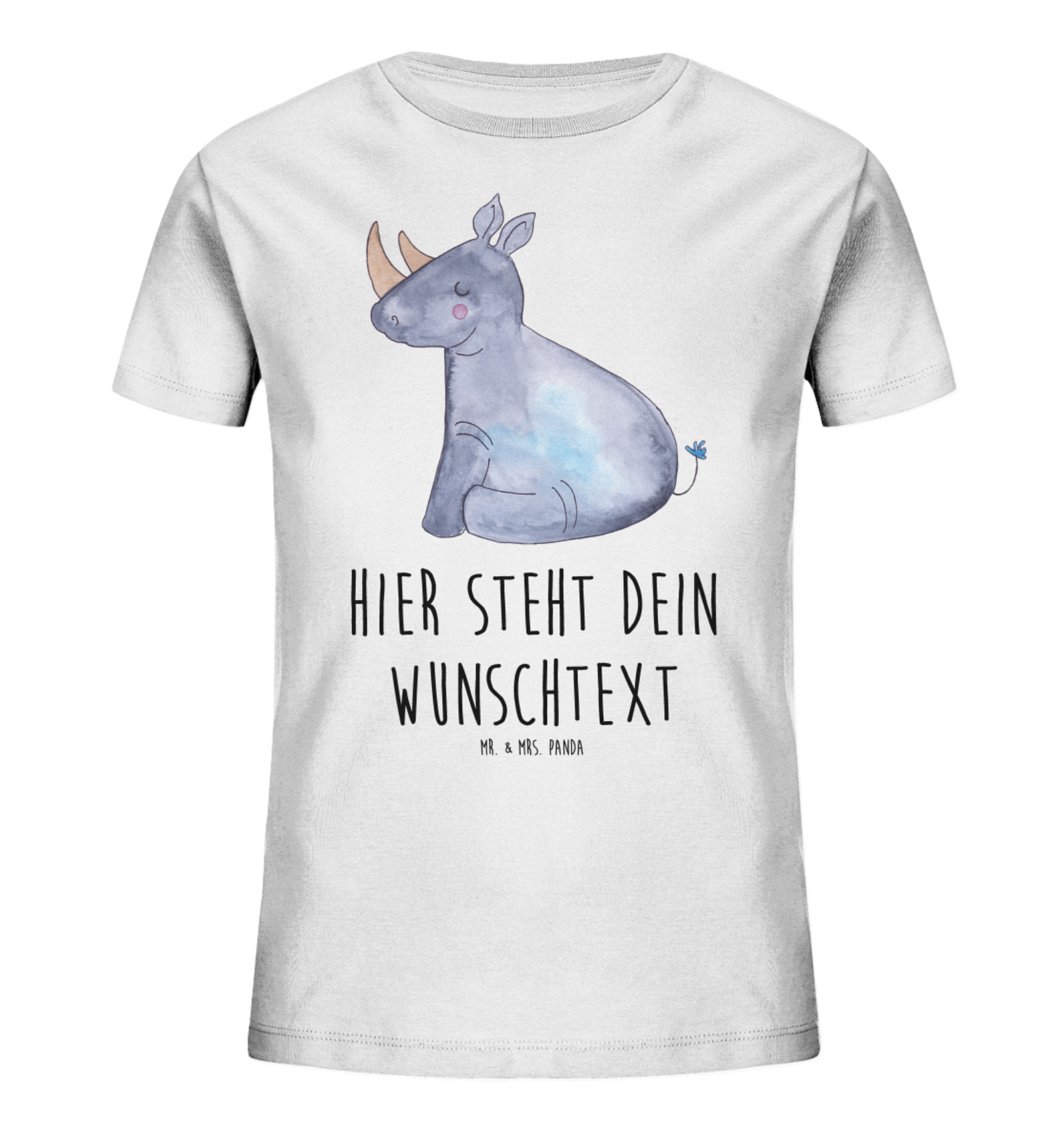 Personalisiertes Kinder T-Shirt Einhorn Nashorn