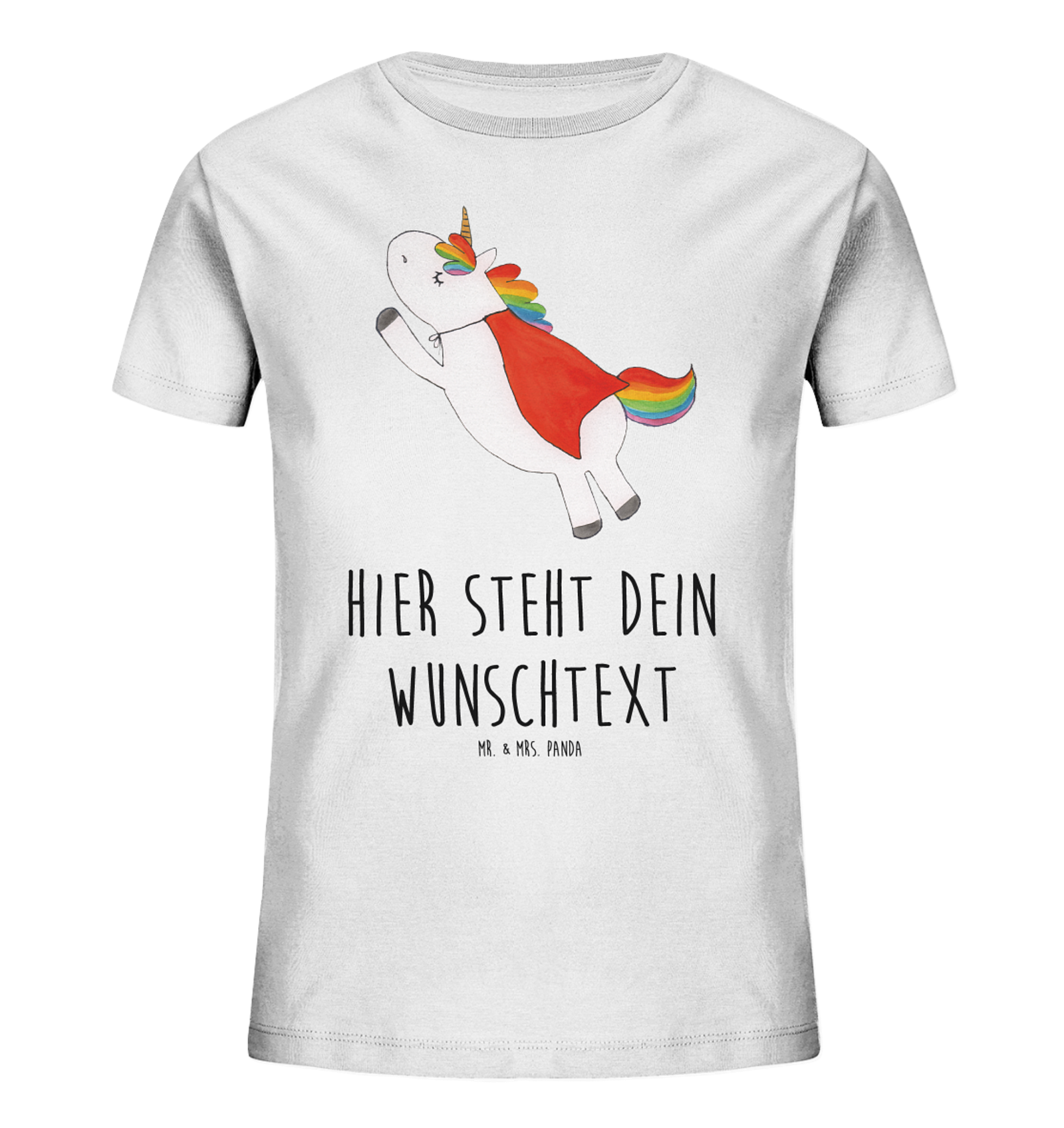 Personalisiertes Kinder T-Shirt Einhorn Super