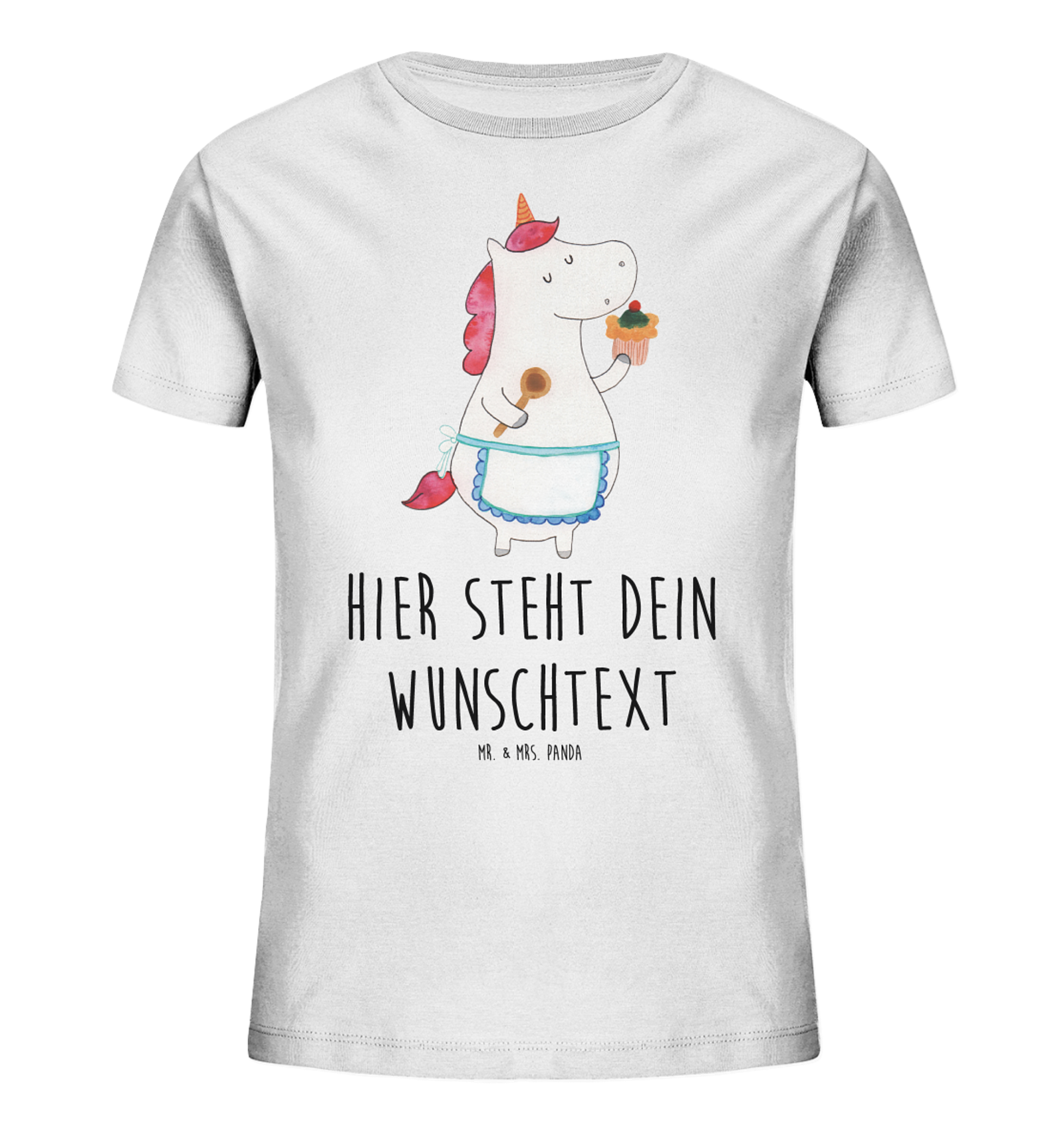 Personalisiertes Kinder T-Shirt Einhorn Küche