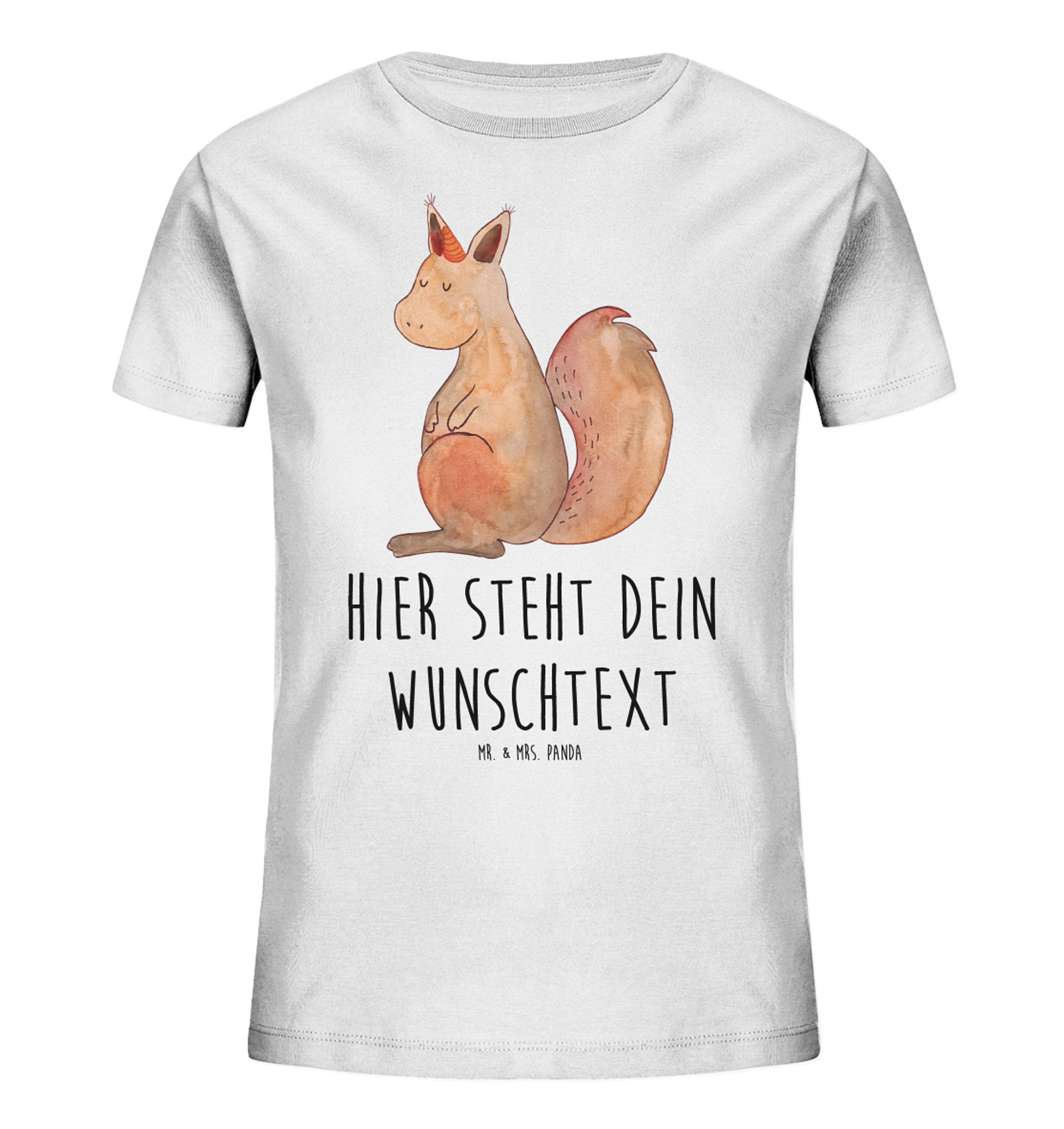 Personalisiertes Kinder T-Shirt Einhorn Glauben