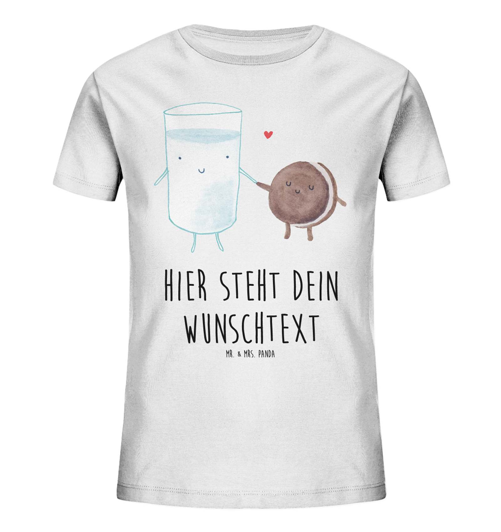 Personalisiertes Kinder T-Shirt Milch Keks