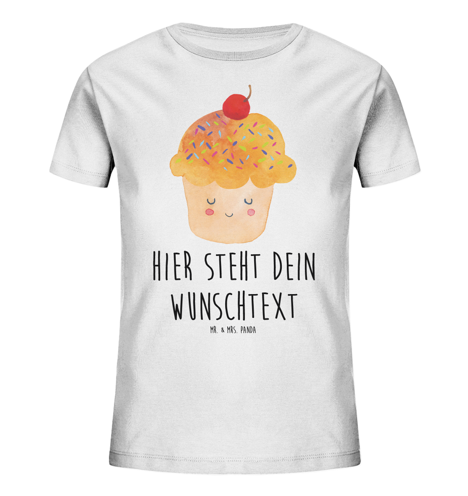 Personalisiertes Kinder T-Shirt Cupcake