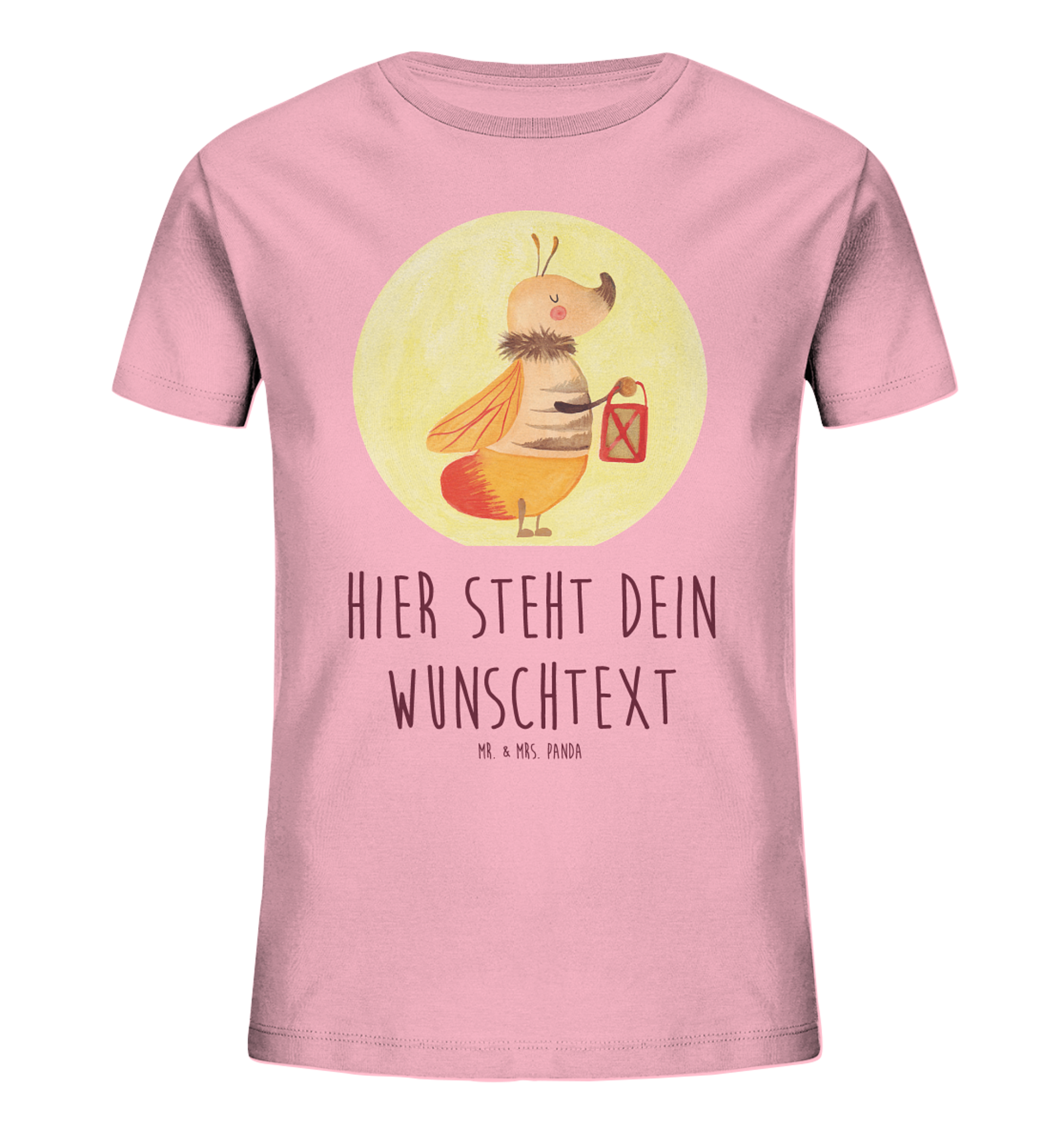 Personalisiertes Kinder T-Shirt Glühwürmchen