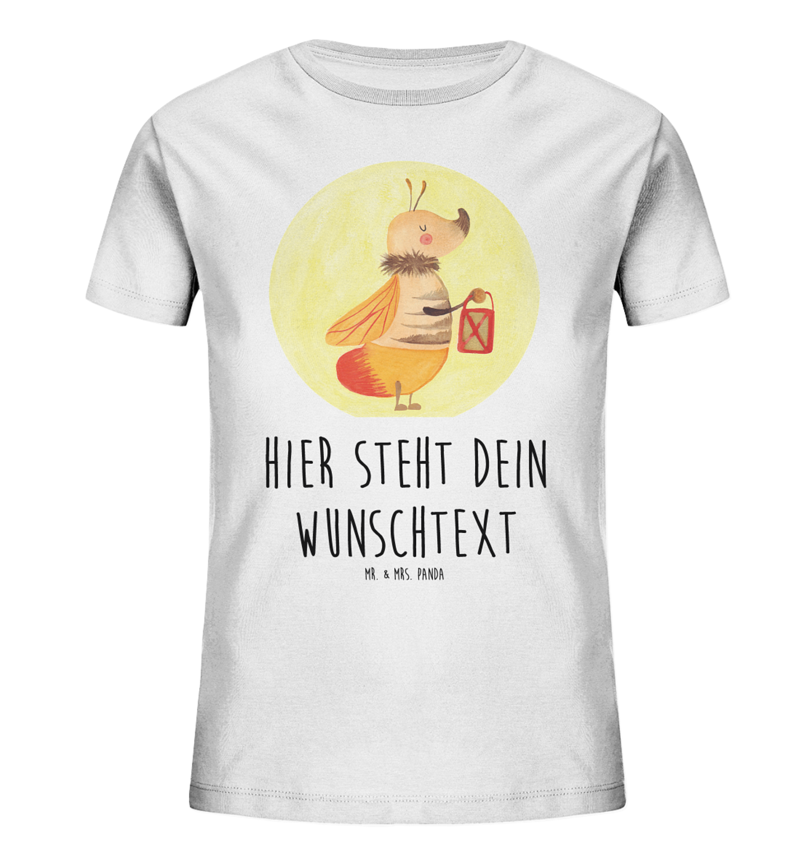 Personalisiertes Kinder T-Shirt Glühwürmchen