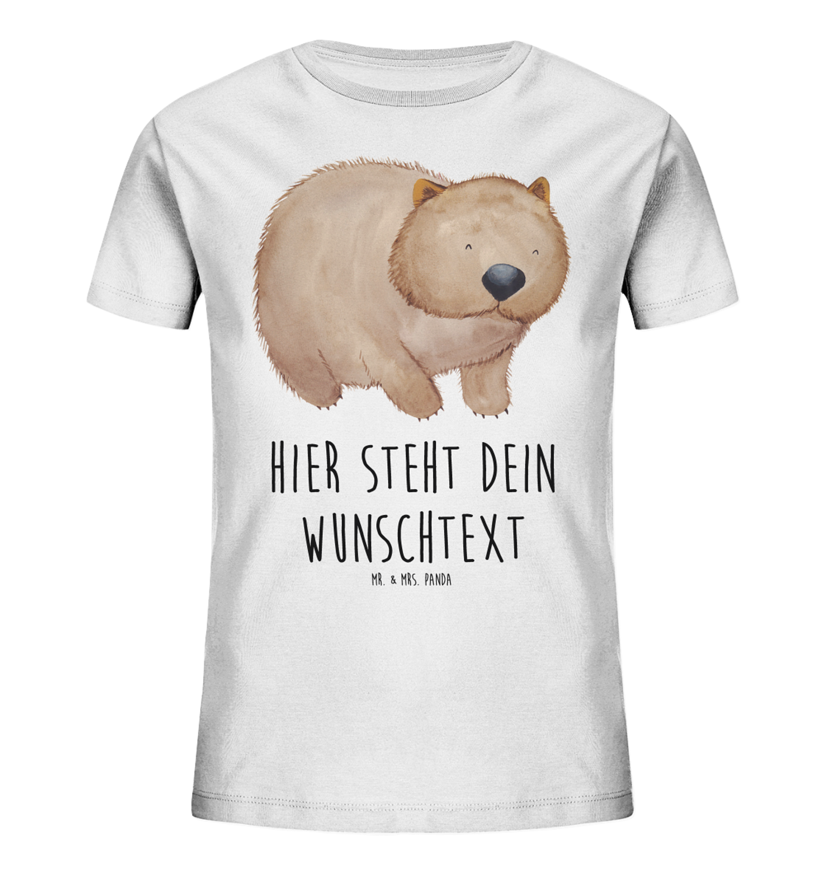 Personalisiertes Kinder T-Shirt Wombat