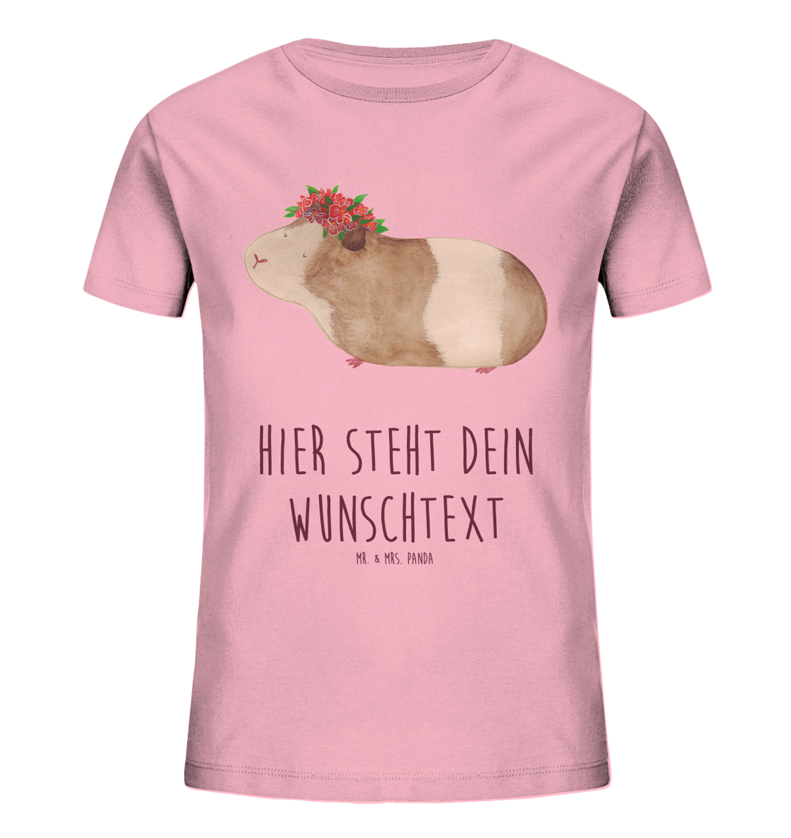 Personalisiertes Kinder T-Shirt Meerschweinchen Weisheit