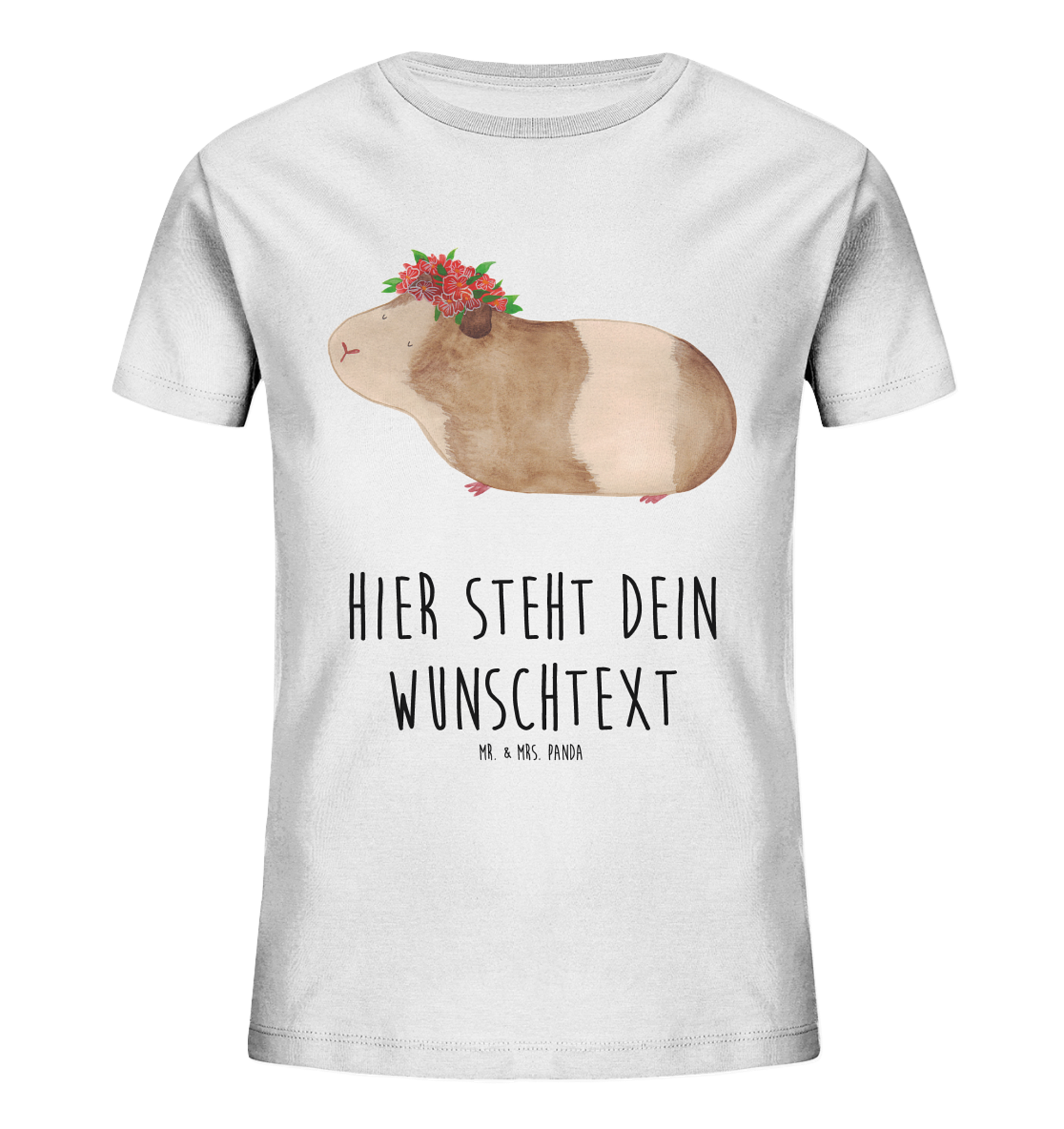 Personalisiertes Kinder T-Shirt Meerschweinchen Weisheit