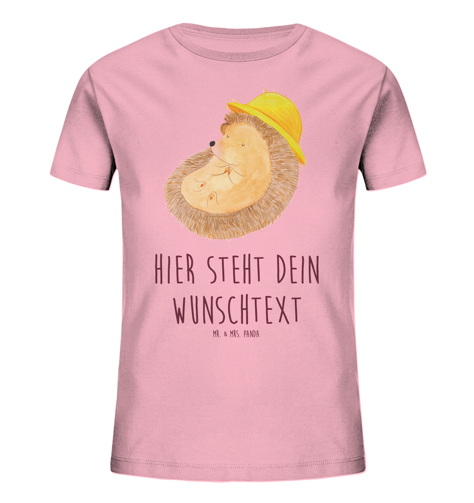 Personalisiertes Kinder T-Shirt Igel Beten