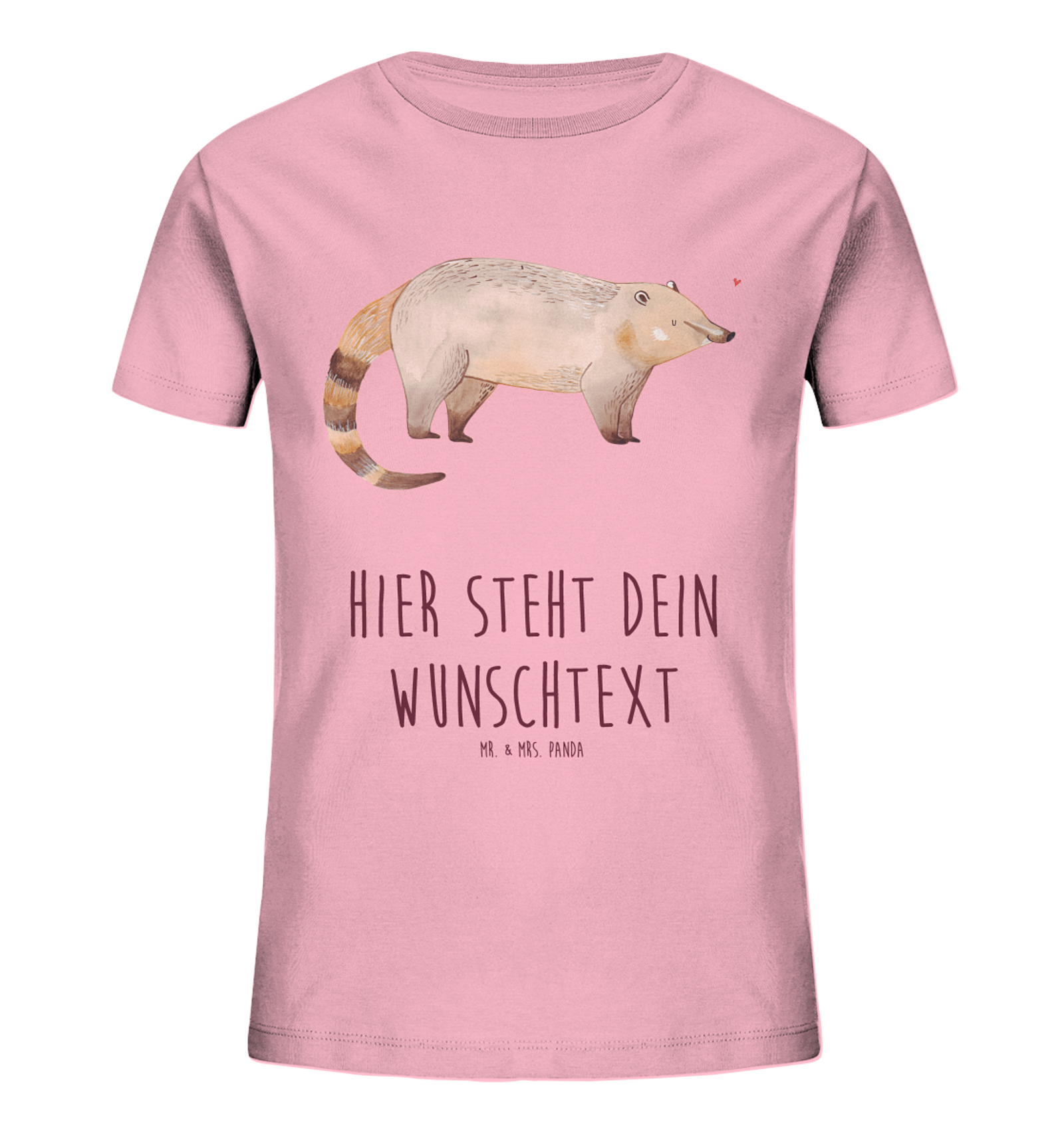 Personalisiertes Kinder T-Shirt Nasenbär