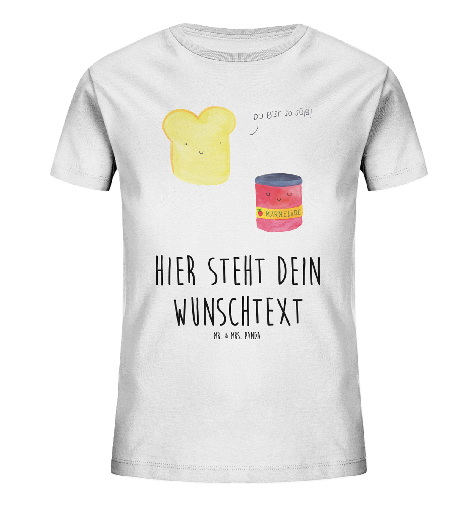 Personalisiertes Kinder T-Shirt Toast Marmelade