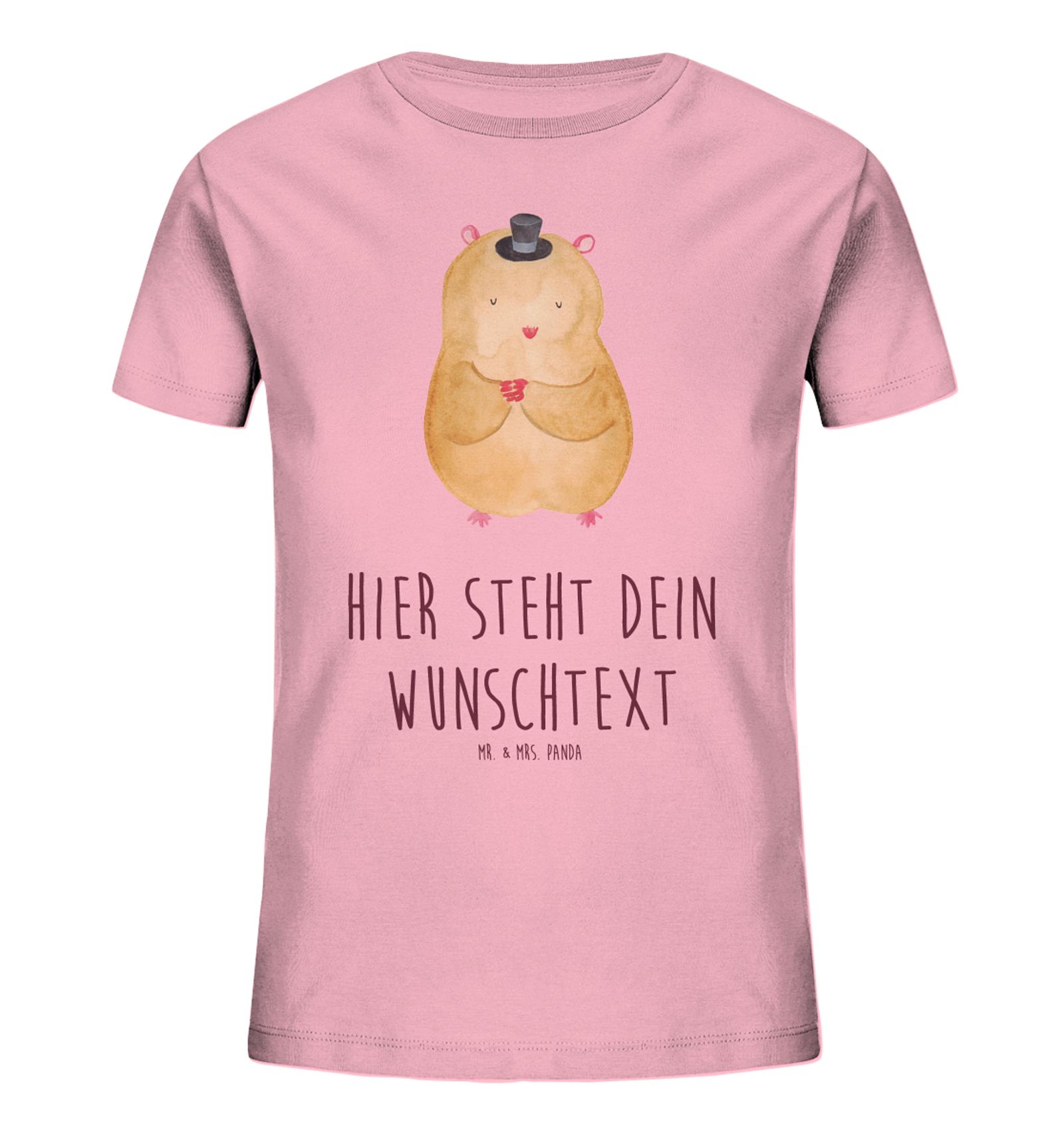 Personalisiertes Kinder T-Shirt Hamster Hut