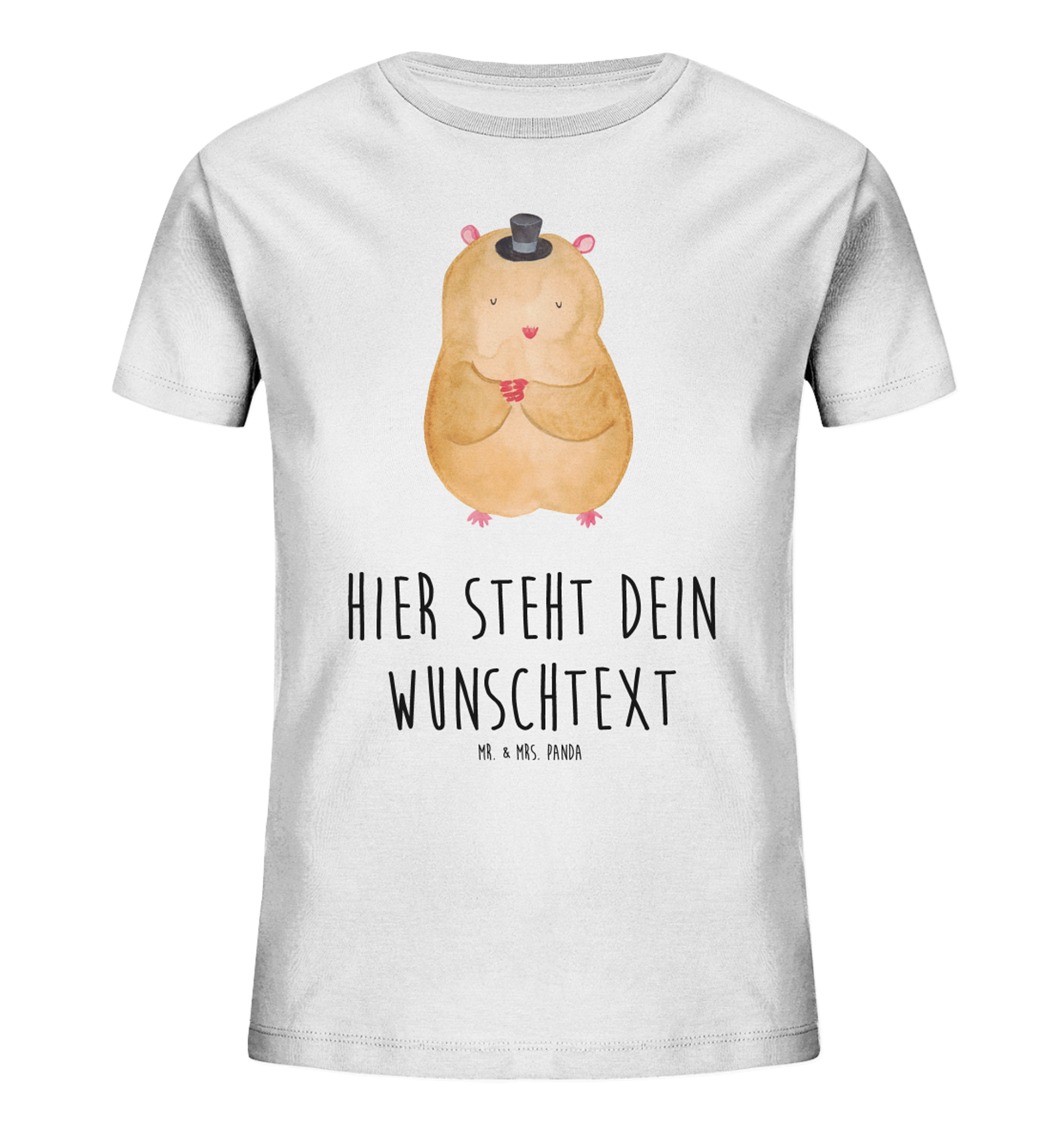 Personalisiertes Kinder T-Shirt Hamster Hut