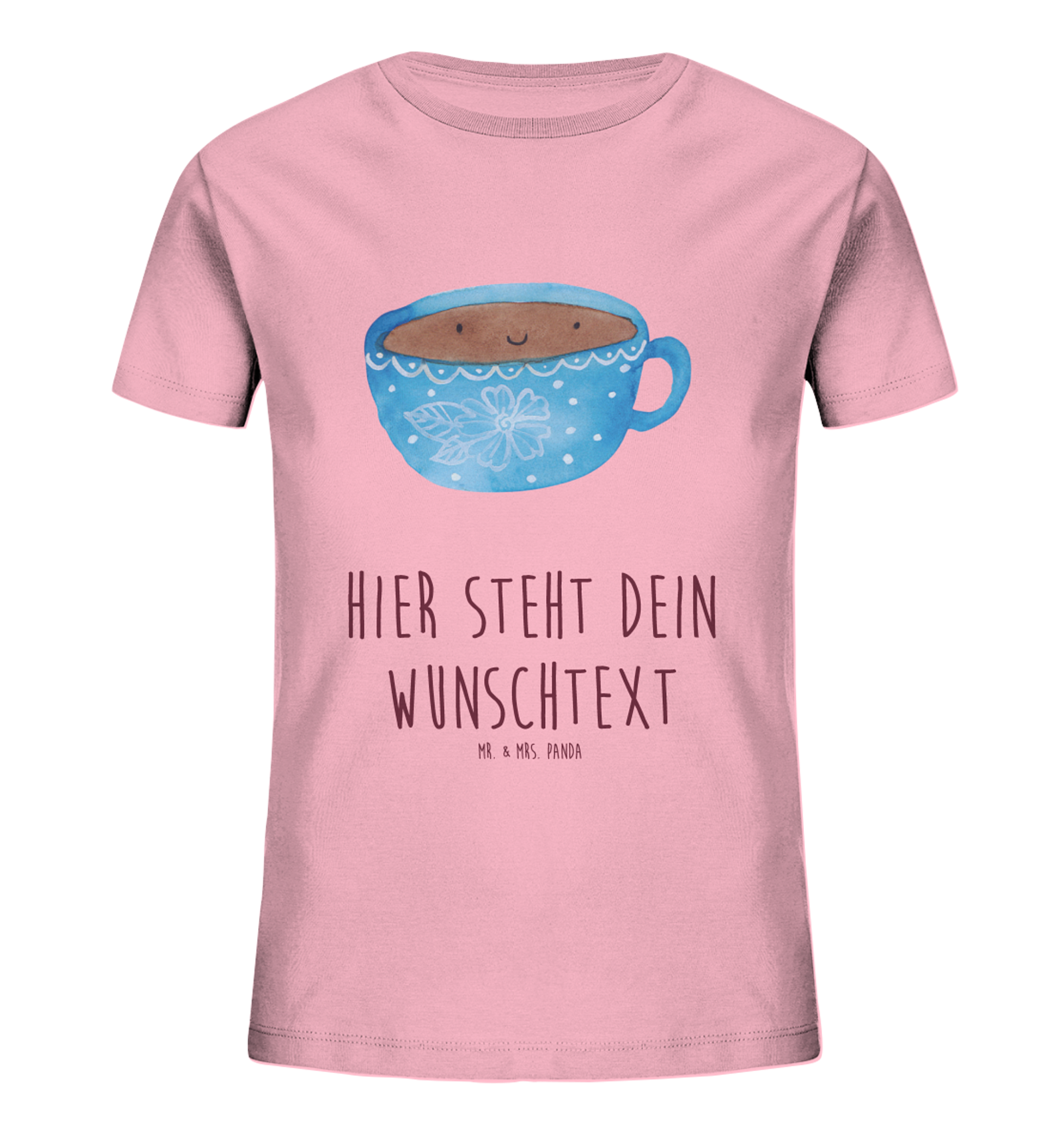 Personalisiertes Kinder T-Shirt Kaffee Tasse