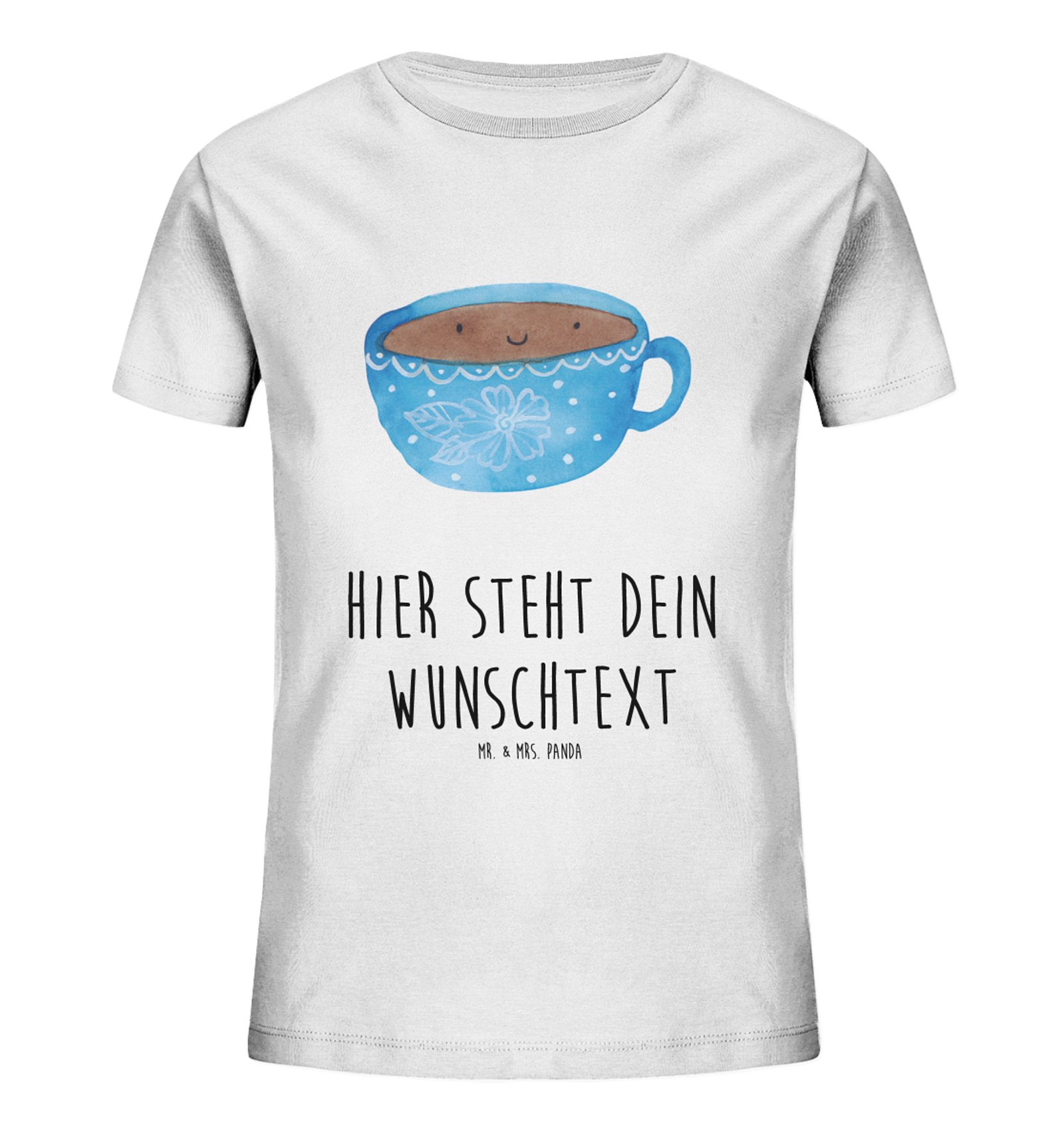 Personalisiertes Kinder T-Shirt Kaffee Tasse