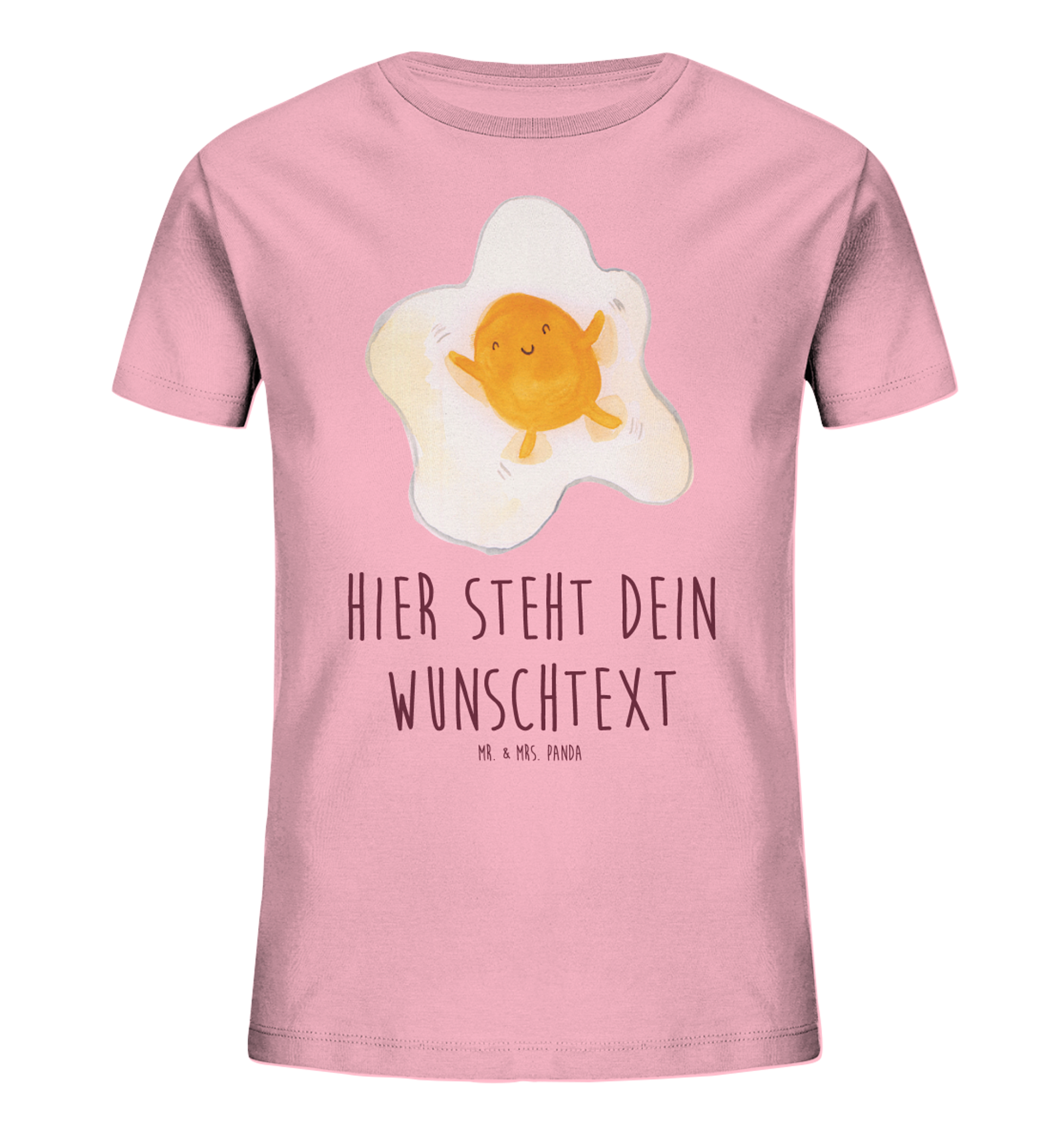 Personalisiertes Kinder T-Shirt Spiegelei Ei