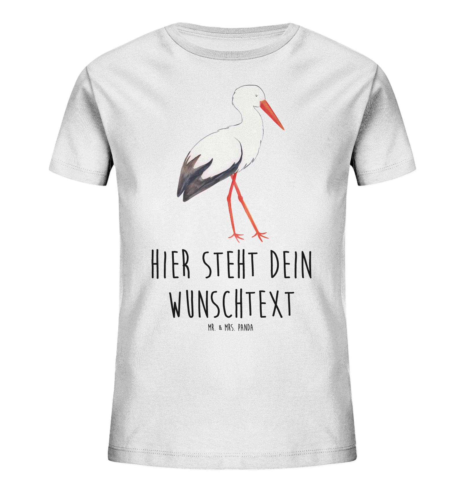 Personalisiertes Kinder T-Shirt Storch