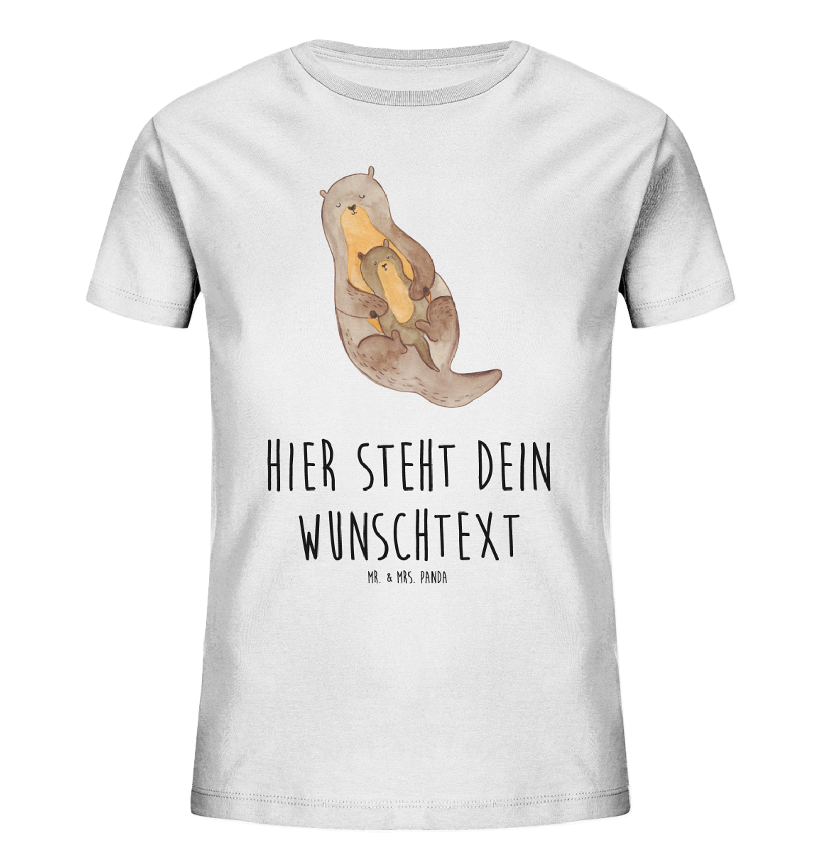 Personalisiertes Kinder T-Shirt Otter Kind