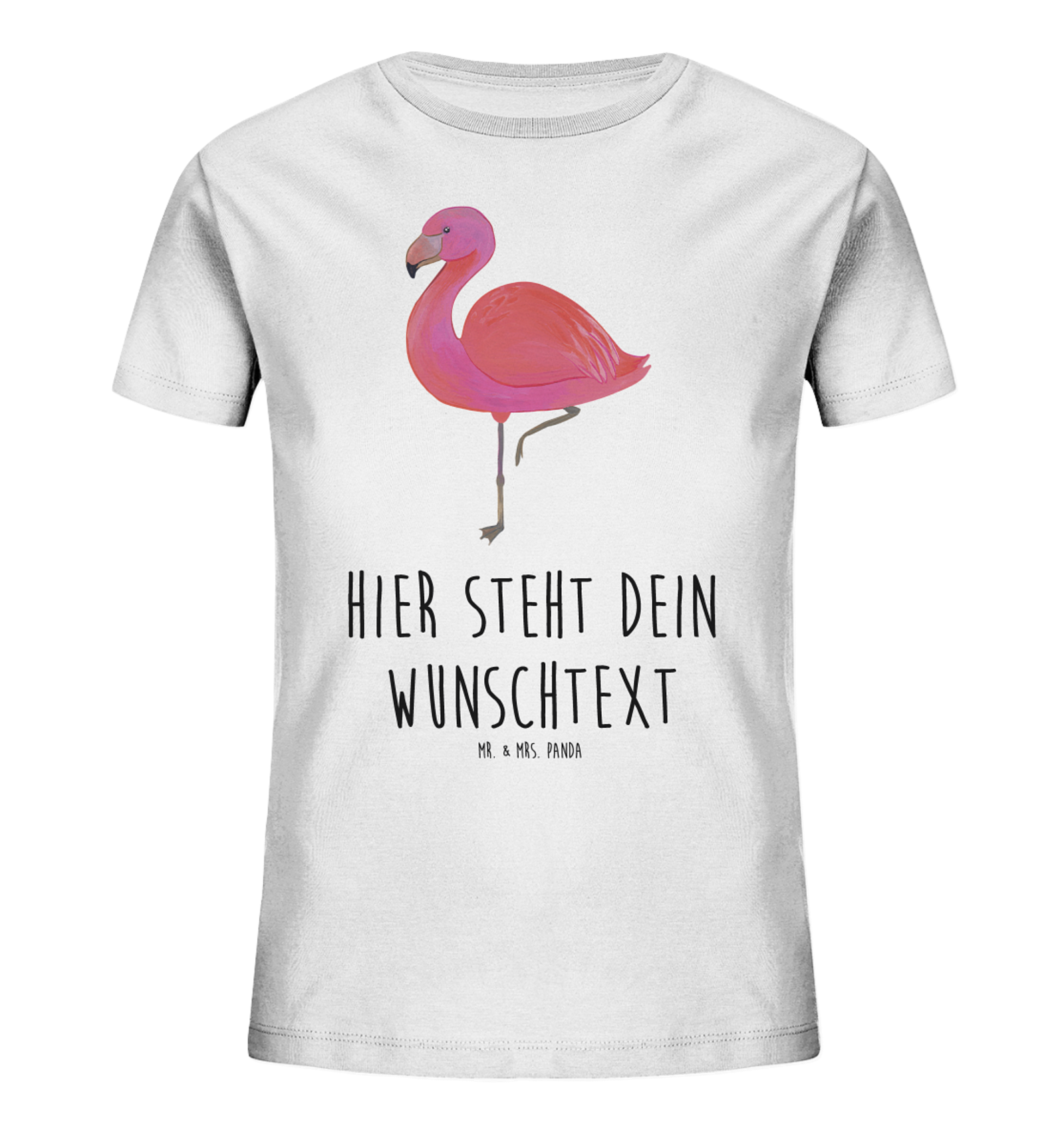 Personalisiertes Kinder T-Shirt Flamingo Classic