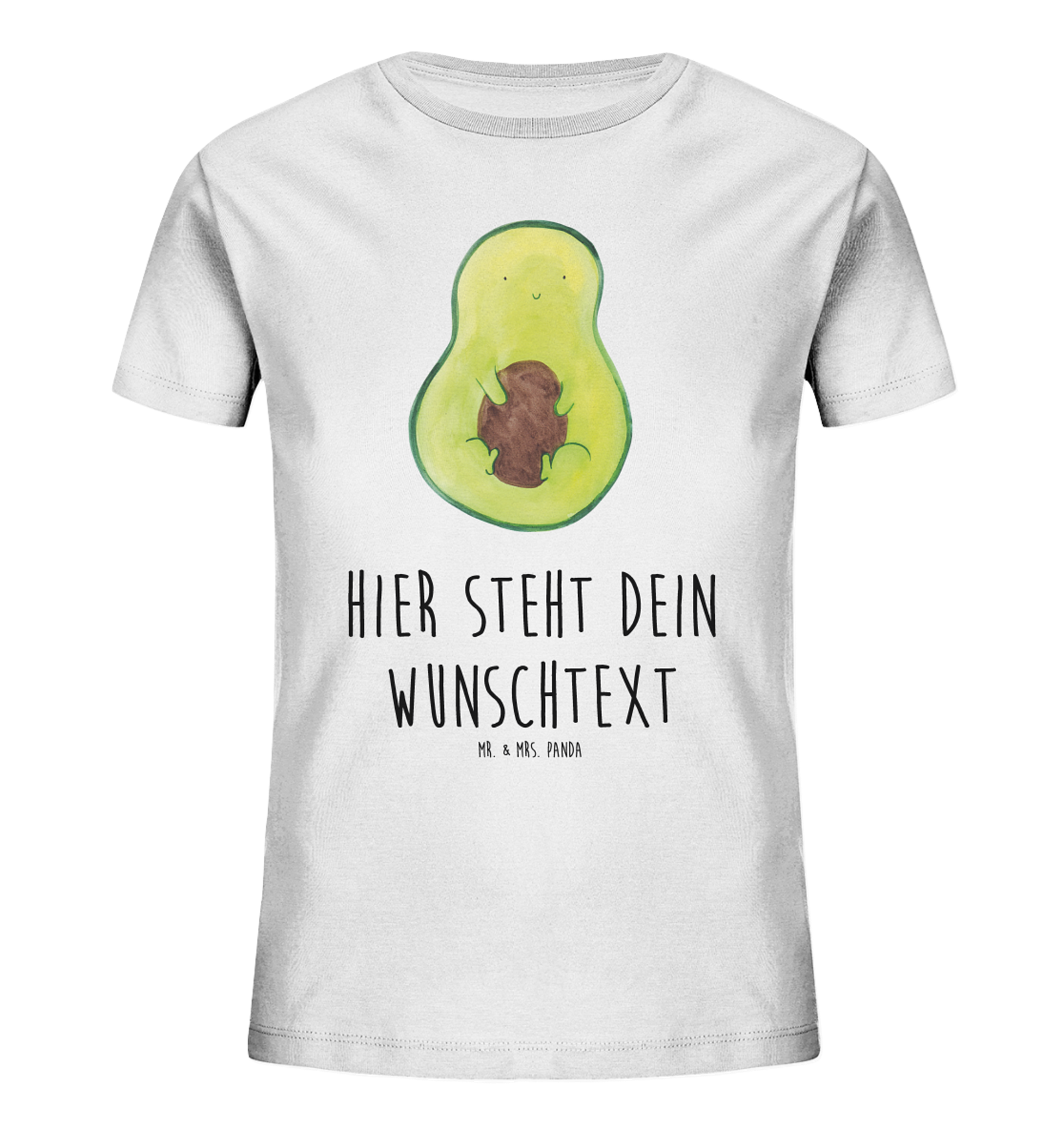 Personalisiertes Kinder T-Shirt Avocado Kern