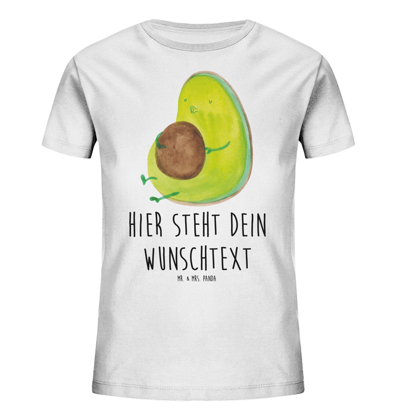 Personalisiertes Kinder T-Shirt Avocado Pfeifen