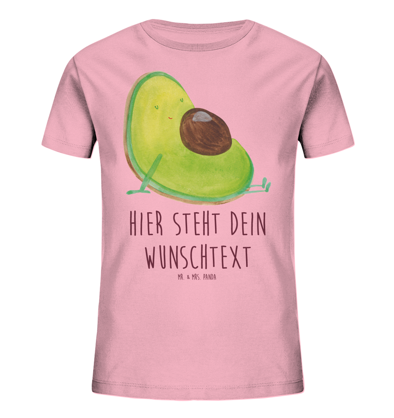 Personalisiertes Kinder T-Shirt Avocado Schwangerschaft