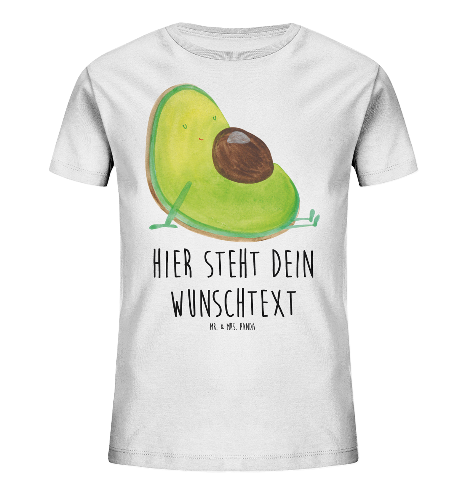 Personalisiertes Kinder T-Shirt Avocado Schwangerschaft