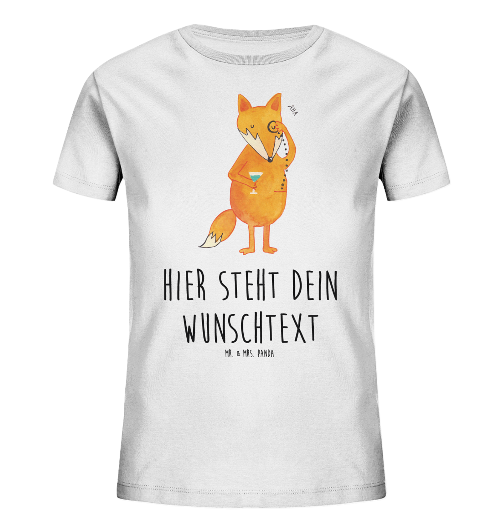 Personalisiertes Kinder T-Shirt Fuchs Lord