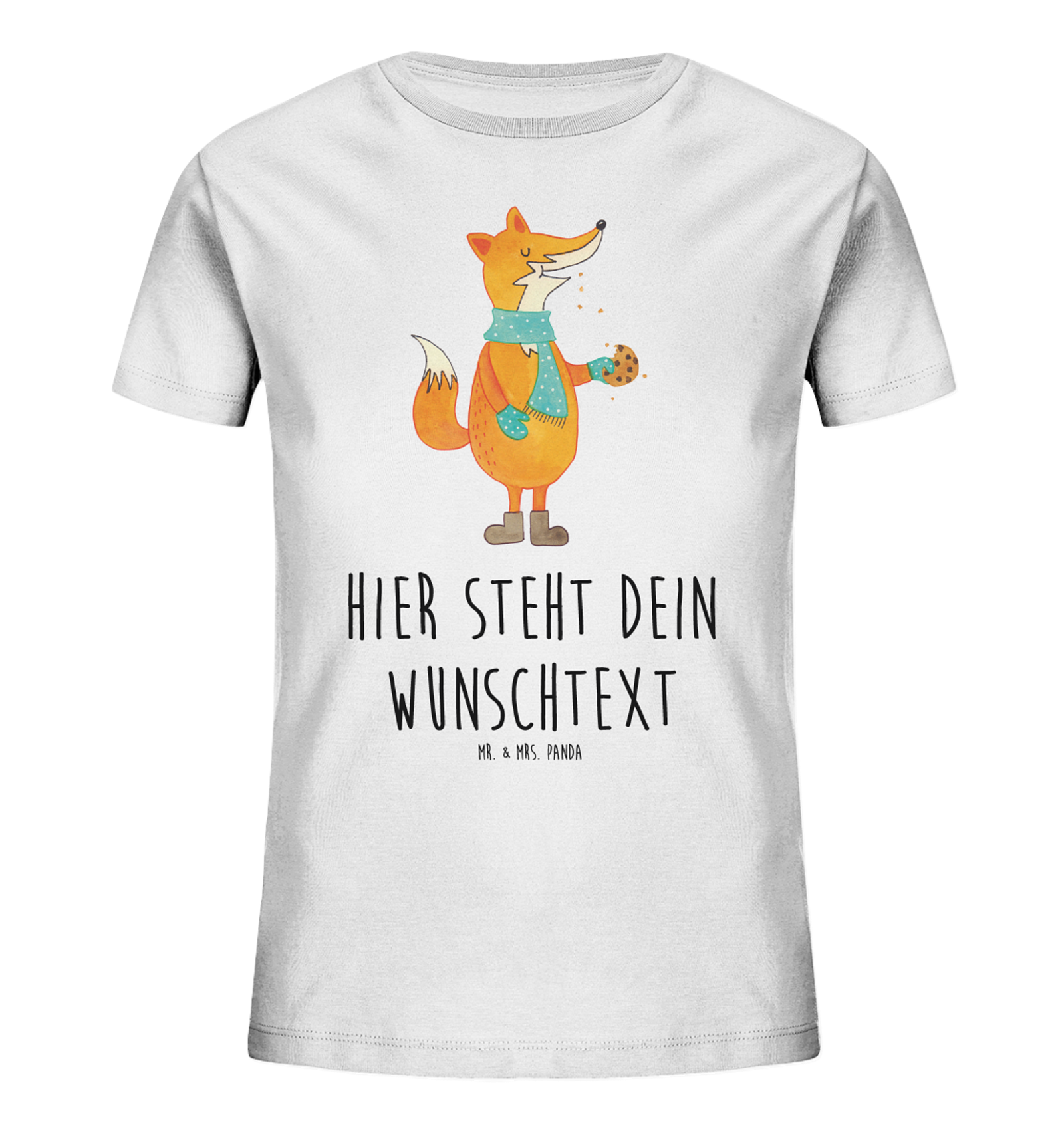 Personalisiertes Kinder T-Shirt Fuchs Keks